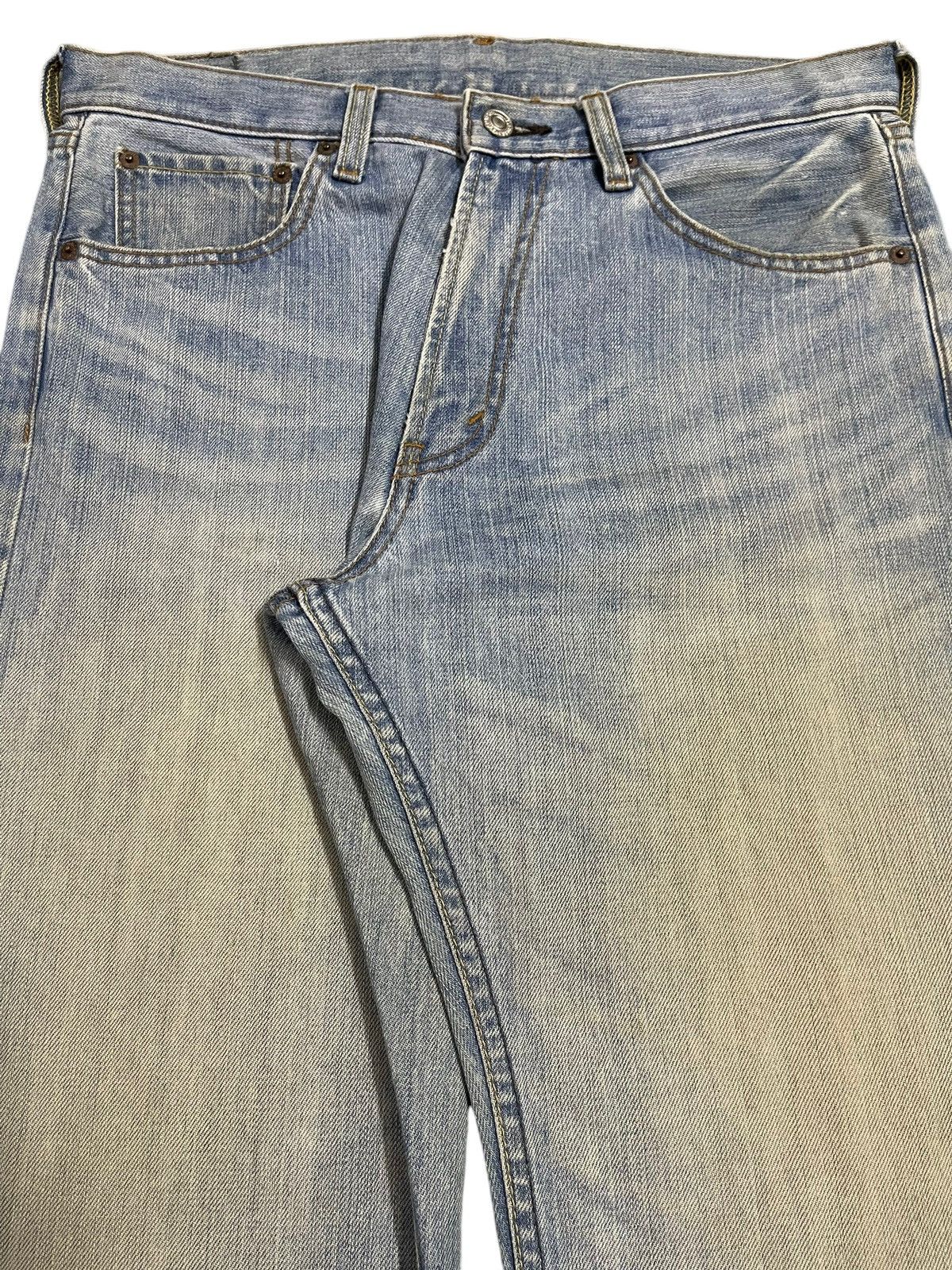 Japanese Brand Vintage Japanese Brand Blue Mud Wash Style Loose Jeans Size US 33 - 4 Thumbnail
