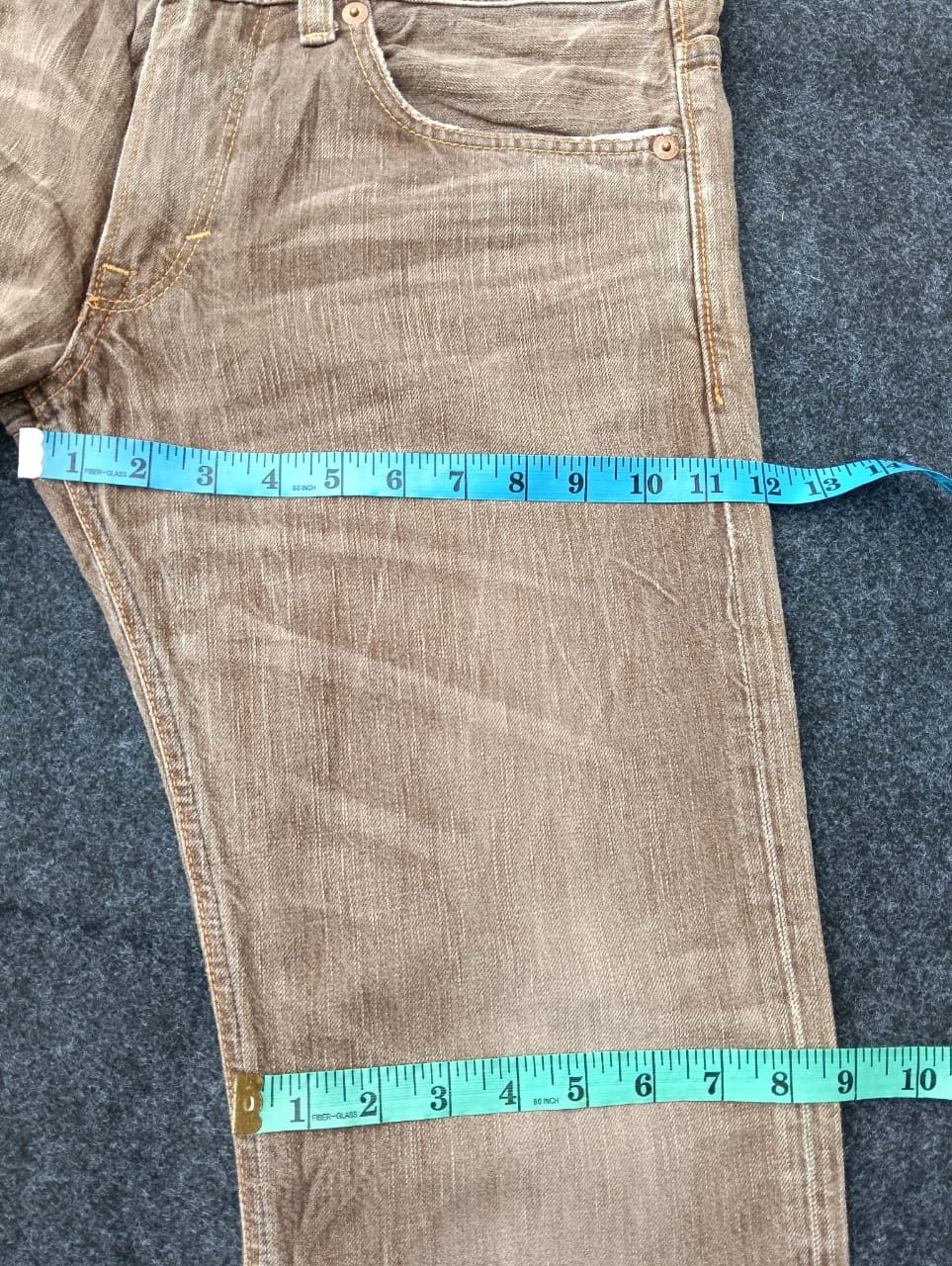 Edwin EDWIN Flare Faded – Rare Brown Shade | Made in Japan 🇯🇵 Size US 34 / EU 50 - 8 Thumbnail