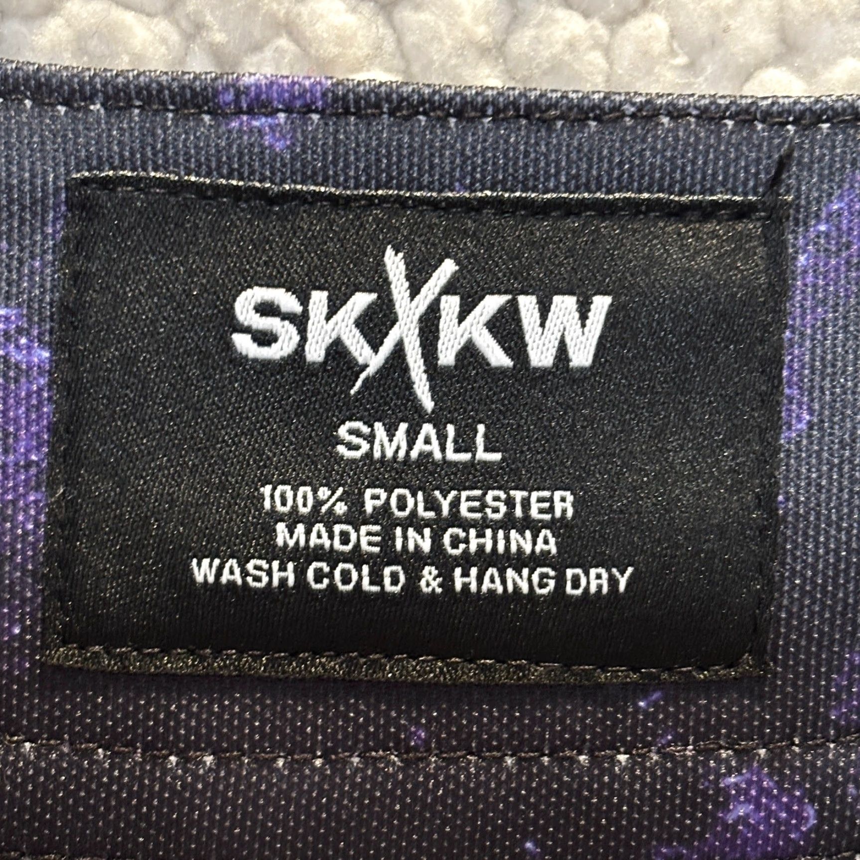 Vintage Sullivan King x Kai Wachi Jersey Shirt Small Purple Black Skull King Button Up Phosphorescent? Wait no. Size US S / EU 44-46 / 1 - 3 Thumbnail