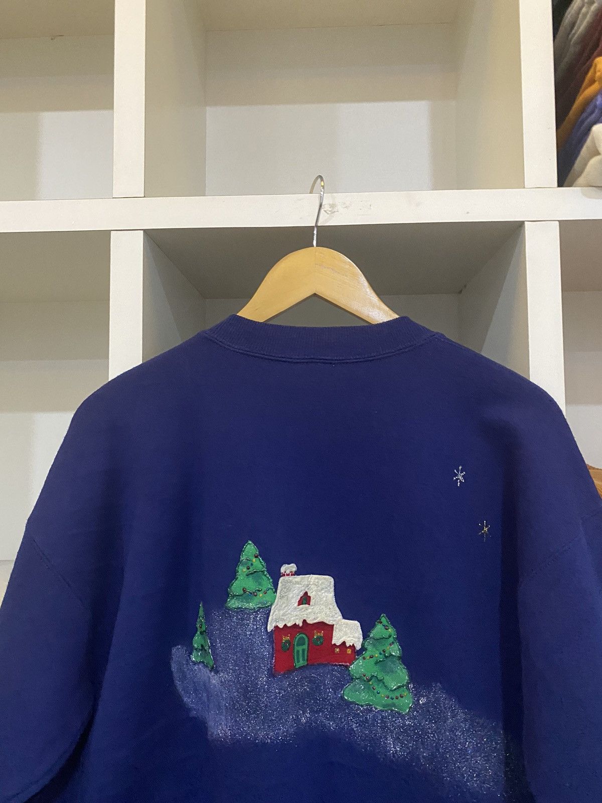 Lee × Vintage Vintage 80’s Santa Clous Sweatshirt Size US M / EU 48-50 / 2 - 7 Thumbnail