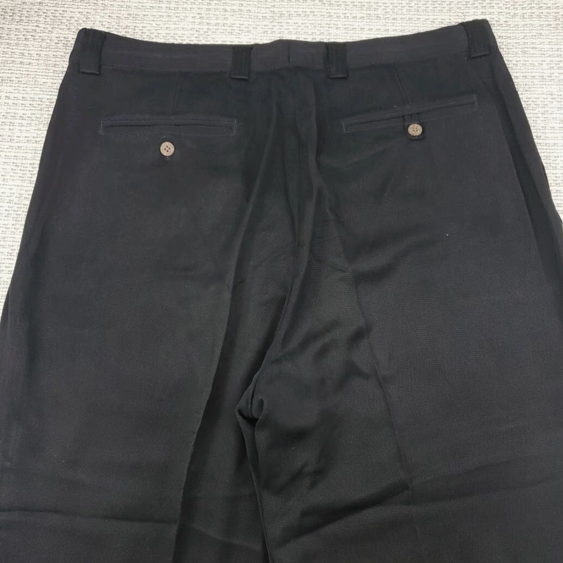 Tommy Bahama Tommy Bahama Silk Pants Mens 38x28 Pleated Front Dress Pants Black Beach Casual High Quality Size US 38 / EU 54 - 3 Thumbnail