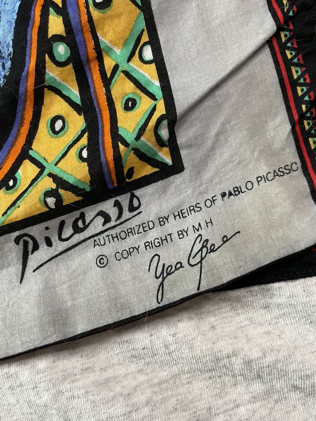 Vintage Vintage Pablo Picasso Girl Before a Mirror Art T-shirt. Size US L / EU 52-54 / 3 - 3 Thumbnail