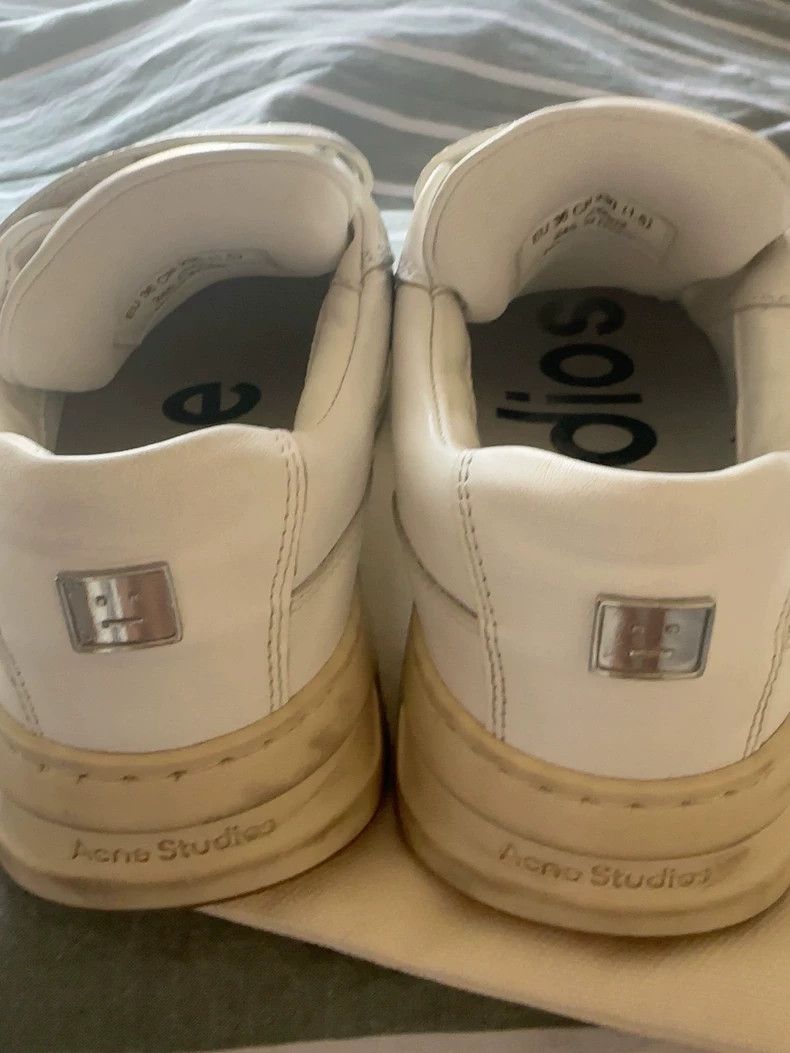 Acne Studios Acne Studios White flat shoes Size US 5.5 / IT 35.5 - 3 Thumbnail