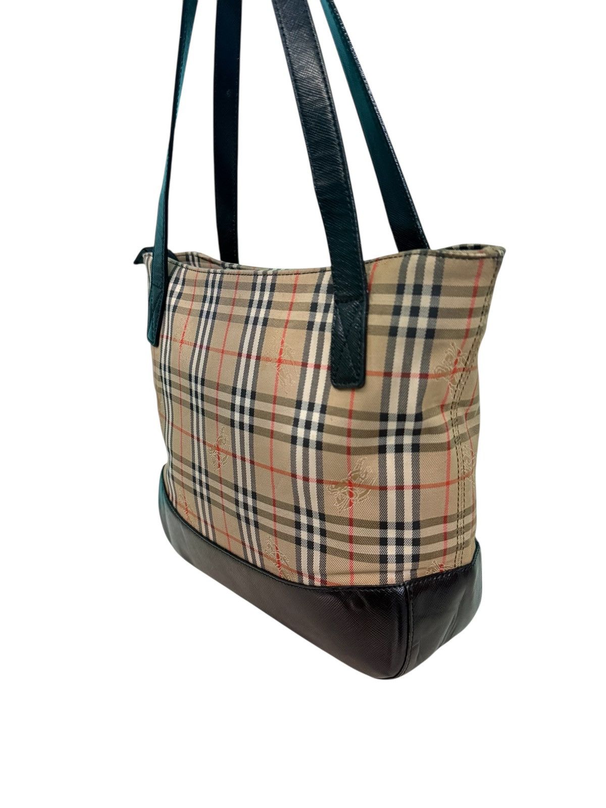 Burberry RARE VINTAE BURBERRYS NOVA CHECK TOTE BAG Size ONE SIZE - 10 Thumbnail