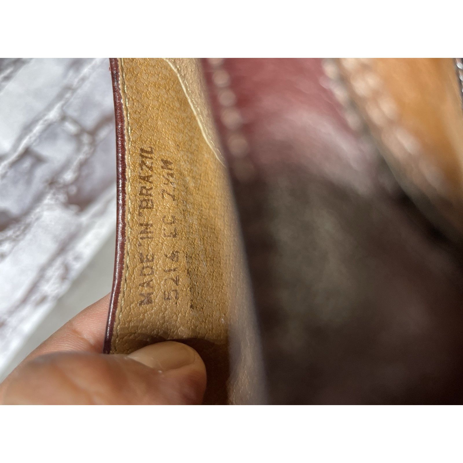 Bass G.H. Bass Tailored Brown Leather Wingtip Lace Oxfords Shoes Size US 7.5 / IT 37.5 - 9 Thumbnail