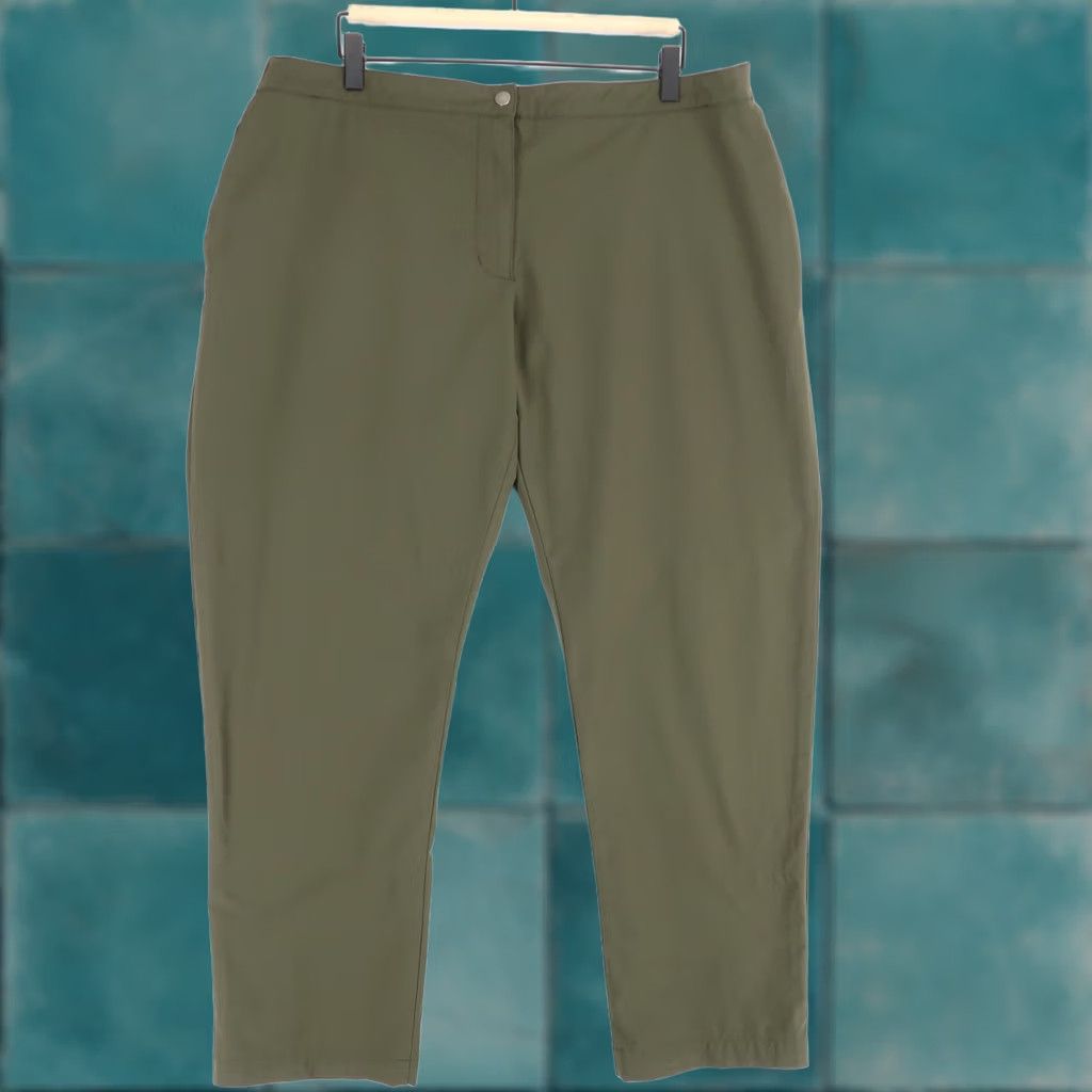 Jack Wolfskin Jack Wolfskin JWP Pants Womens 2XL Green Lightweight Quick Dry UV Size 40" / US 18 - 1 Thumbnail