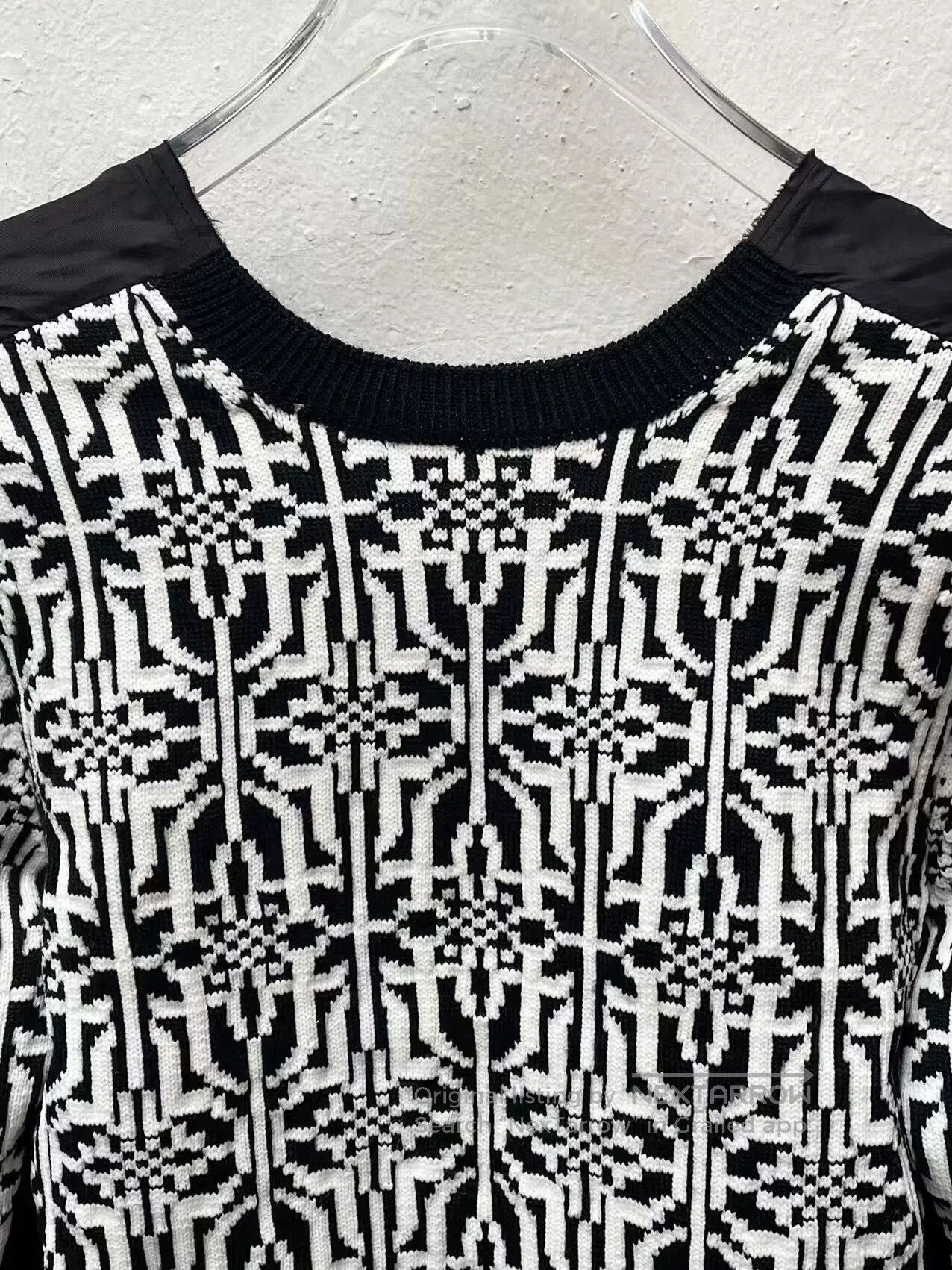 Comme des Garcons Comme des Garcons Black White Sweater. Size S / US 4 / IT 40 - 3 Thumbnail