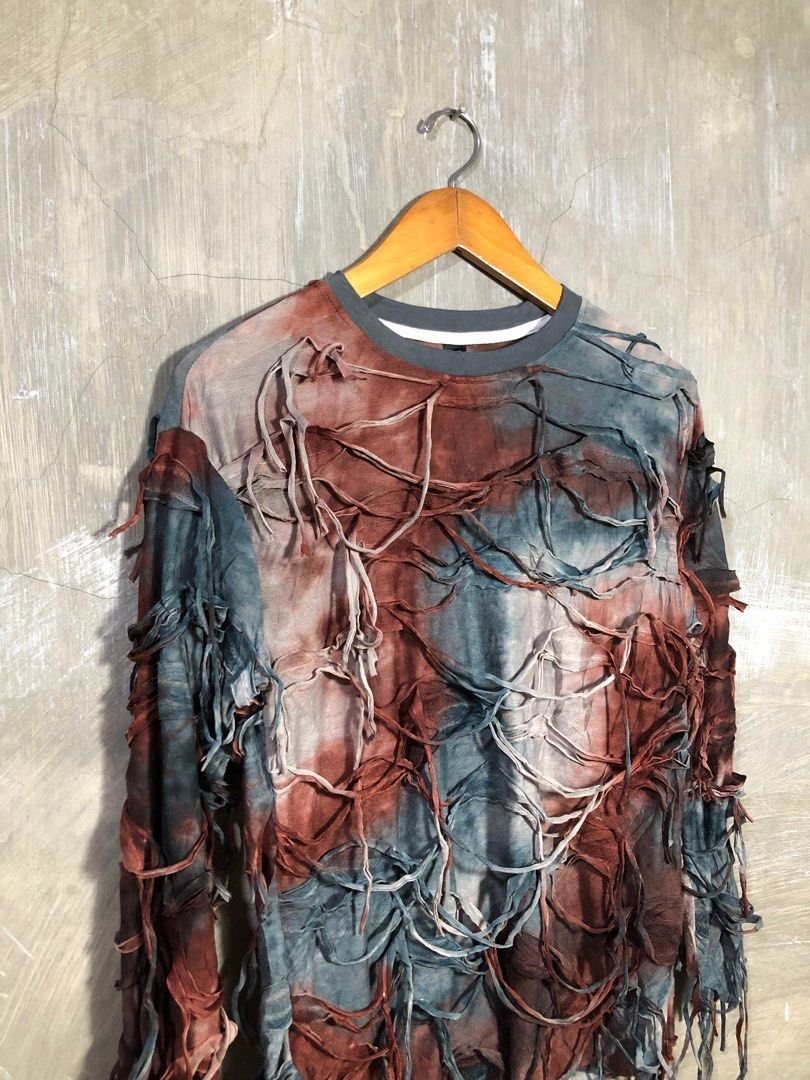 20471120 × Beauty Beast × Hysteric Glamour Japanese distressed shirt retro punk Size US M / EU 48-50 / 2 - 2 Thumbnail