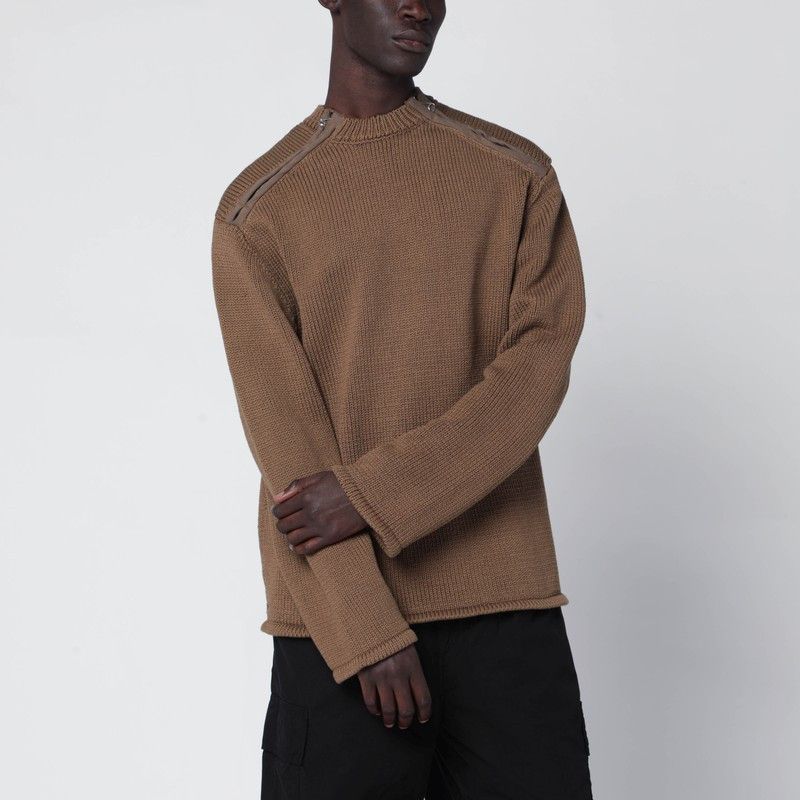 OAMC Oamc Dark Beige Cotton Sweater Size US S / EU 44-46 / 1 - 1 Thumbnail