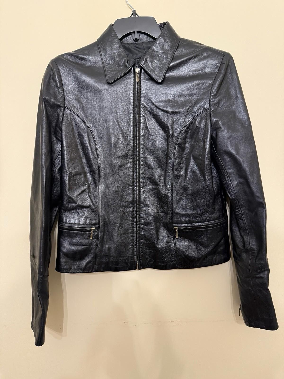 Dries Van Noten Vintage DR Black Leather Jacket Size 42 Spanish Leather Size S / US 4 / IT 40 - 1 Thumbnail