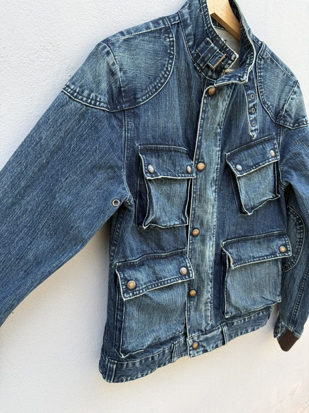 Isamu Katayama Backlash Vintage JOHNBULL KOJIMA JAPAN Slank 3D Pockets Mudwash Denim Size US S / EU 44-46 / 1 - 4 Thumbnail