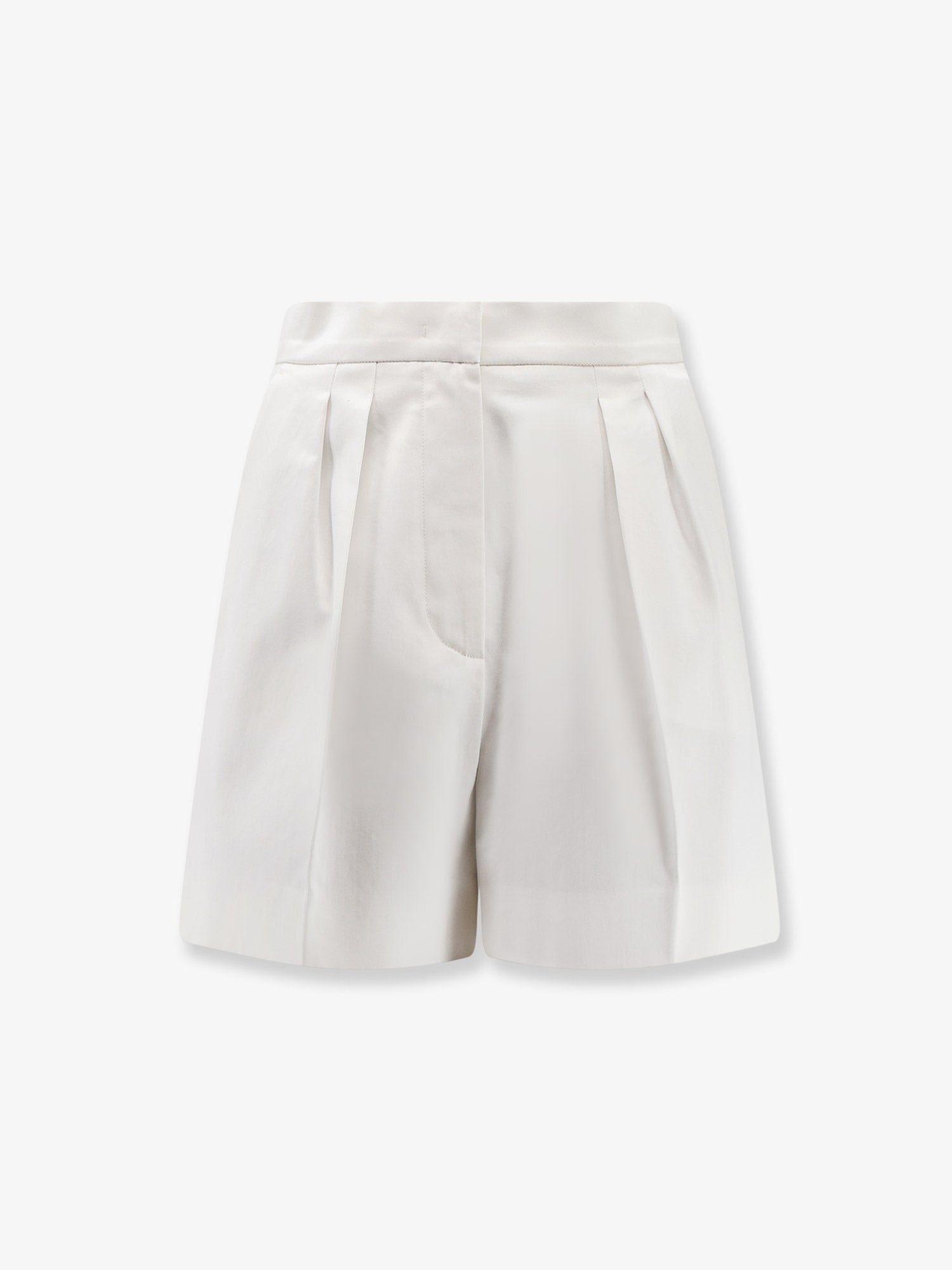 Max Mara Tabacco Stretch Cotton Shorts Size 26" / US 2 / IT 38 - 1 Thumbnail