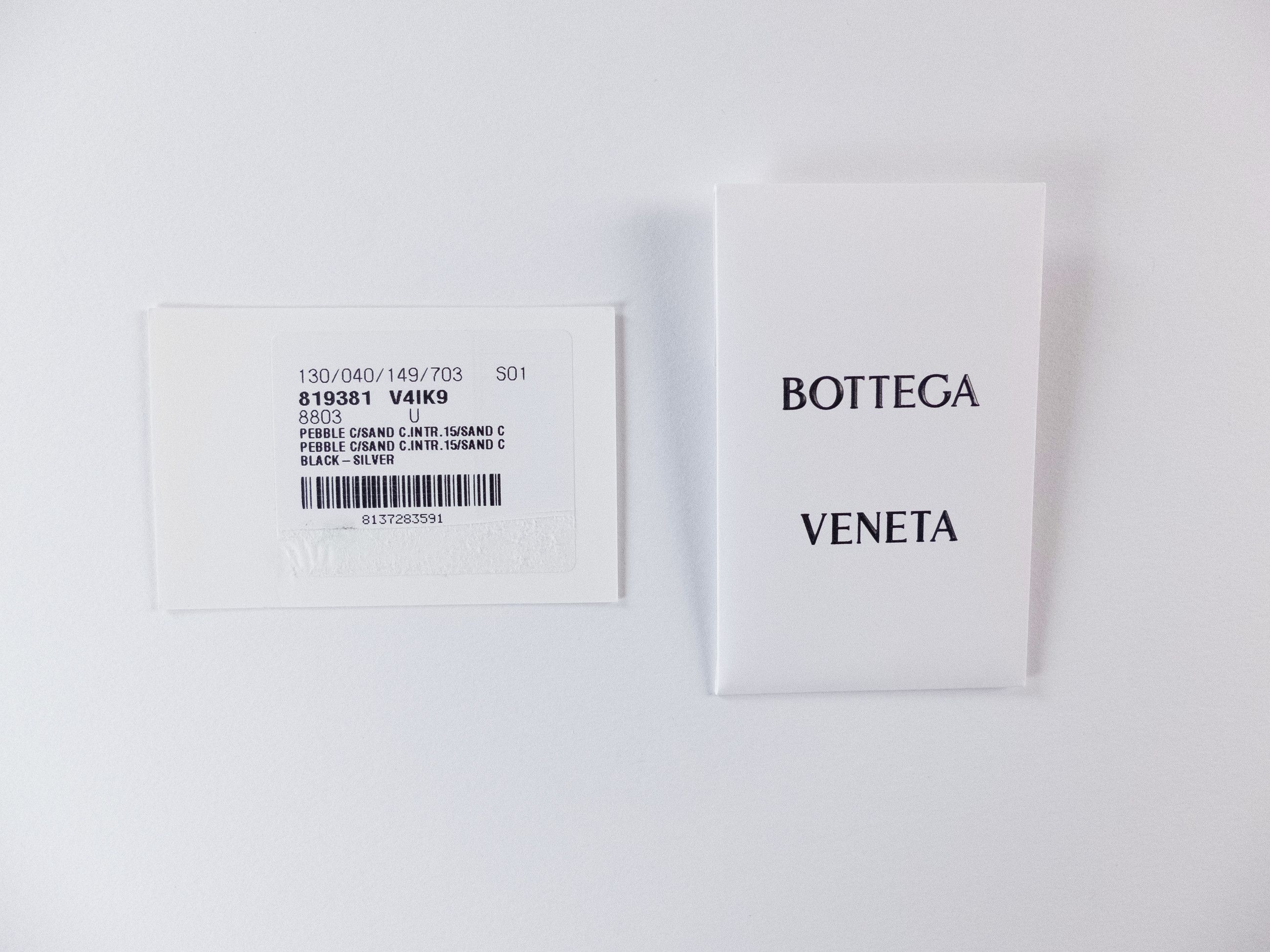 Bottega Veneta BOTTEGA VENETA black leather bifold wallet w intrecciato Size ONE SIZE - 8 Thumbnail