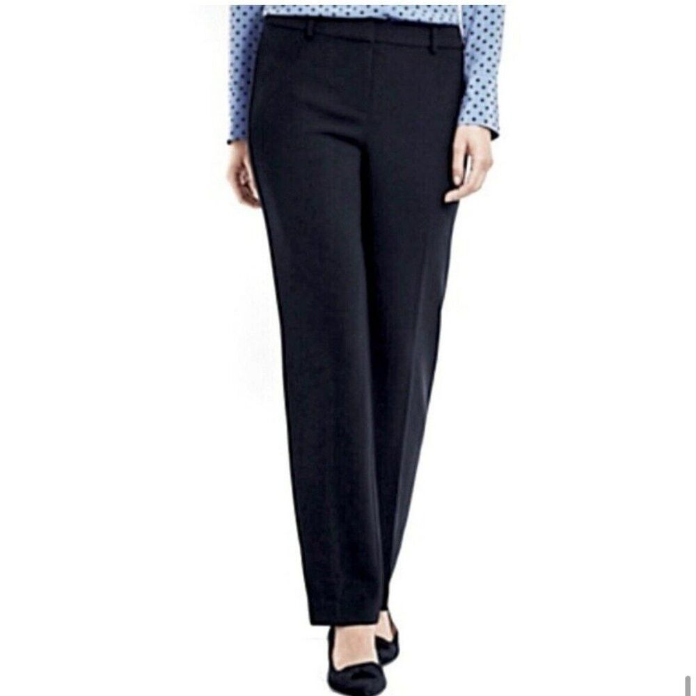 Talbots Talbots Heritage Wool Black Straight Leg Pants Size 10 Size 32" / US 10 / IT 46 - 1 Thumbnail