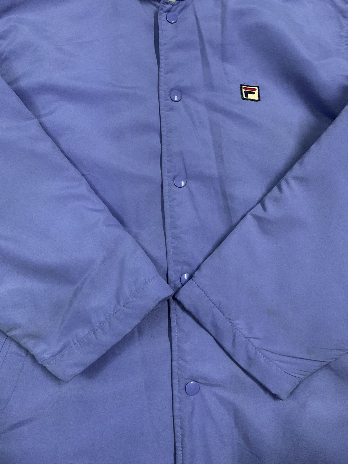 Fila Vintage 90s Fila Biella Italia Oversized Sherpa Lined Jacket Size US XL / EU 56 / 4 - 12 Thumbnail