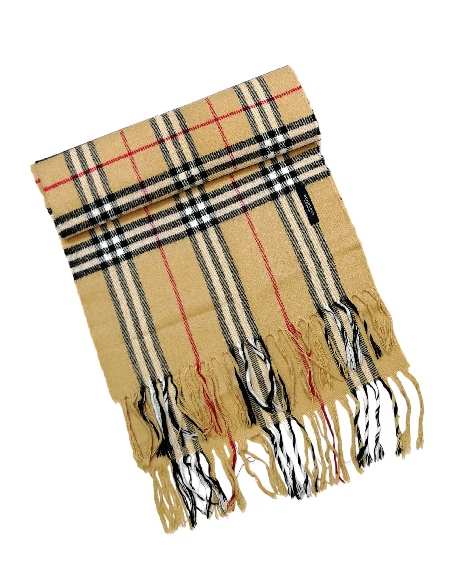 Burberry × Vintage Vintage Burberry London Nova Check Scarf 162 cm x 33 cm Size ONE SIZE - 2 Thumbnail