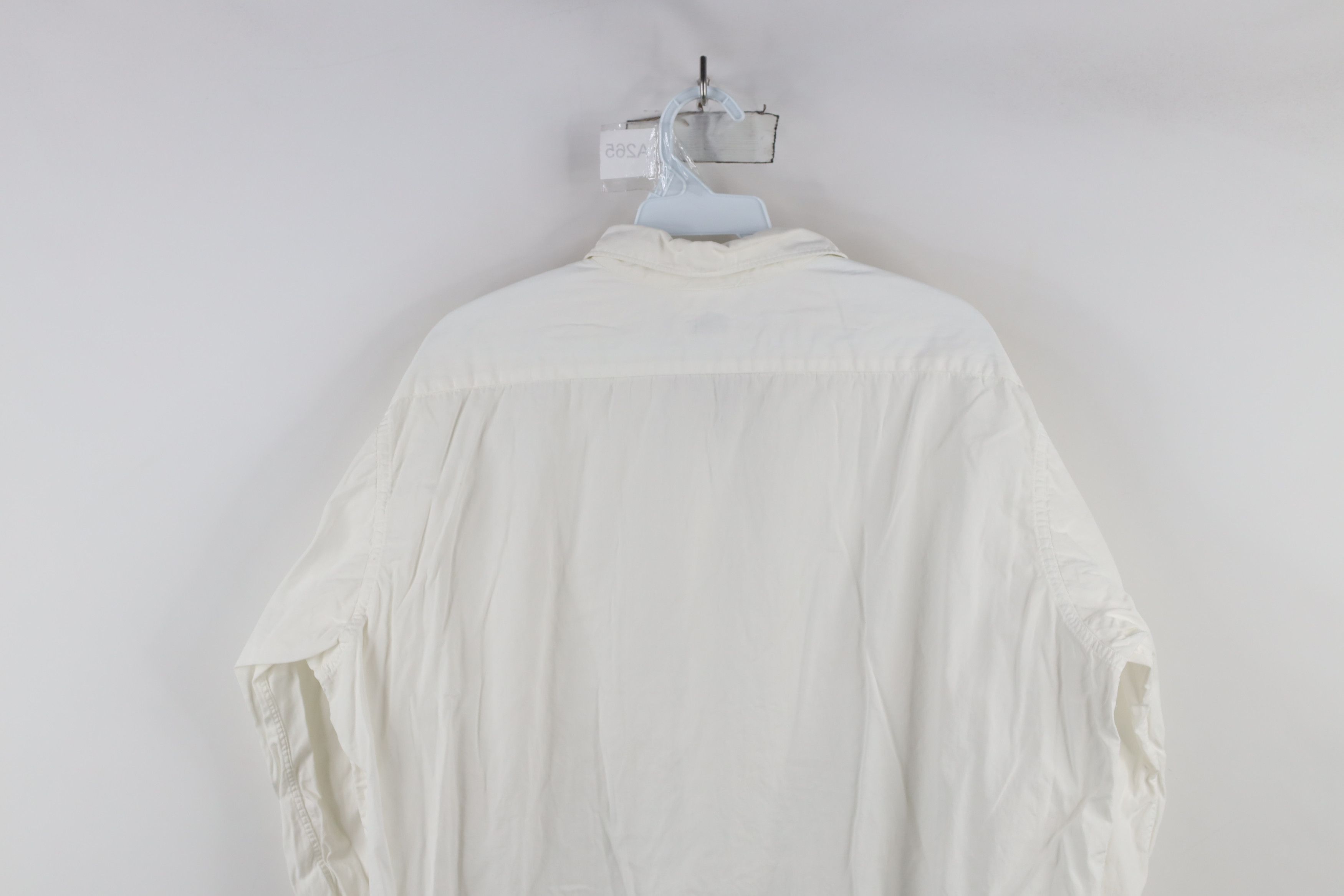 Vintage Vintage 50s 60s Streetwear Collared Button Shirt White USA Size US M / EU 48-50 / 2 - 12 Thumbnail