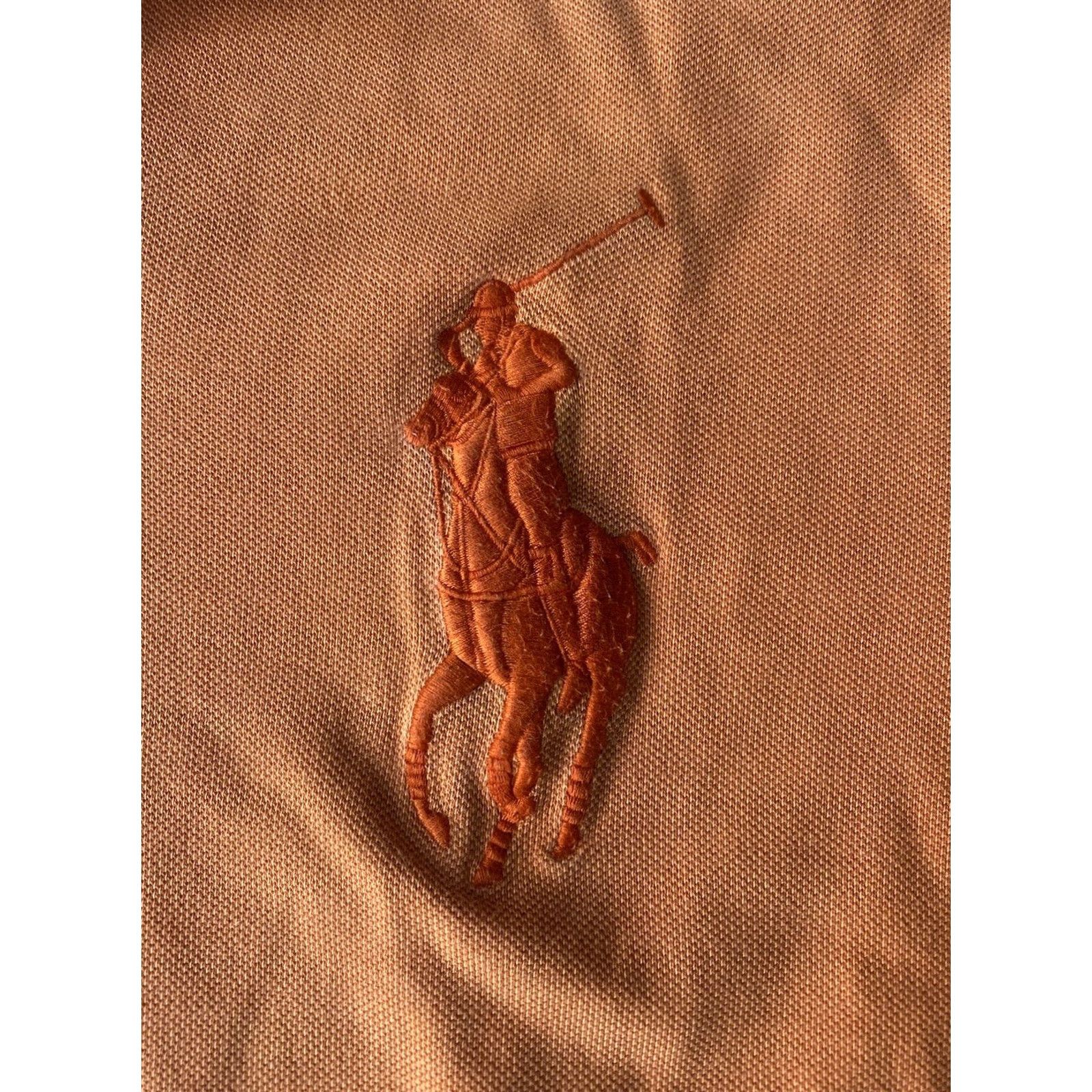 Polo Ralph Lauren VINTAGE Polo Ralph Lauren Big Pony Polo Shirt Orange Large Embroidered Polo 100% Cotton Mens Size US L / EU 52-54 / 3 - 6 Thumbnail
