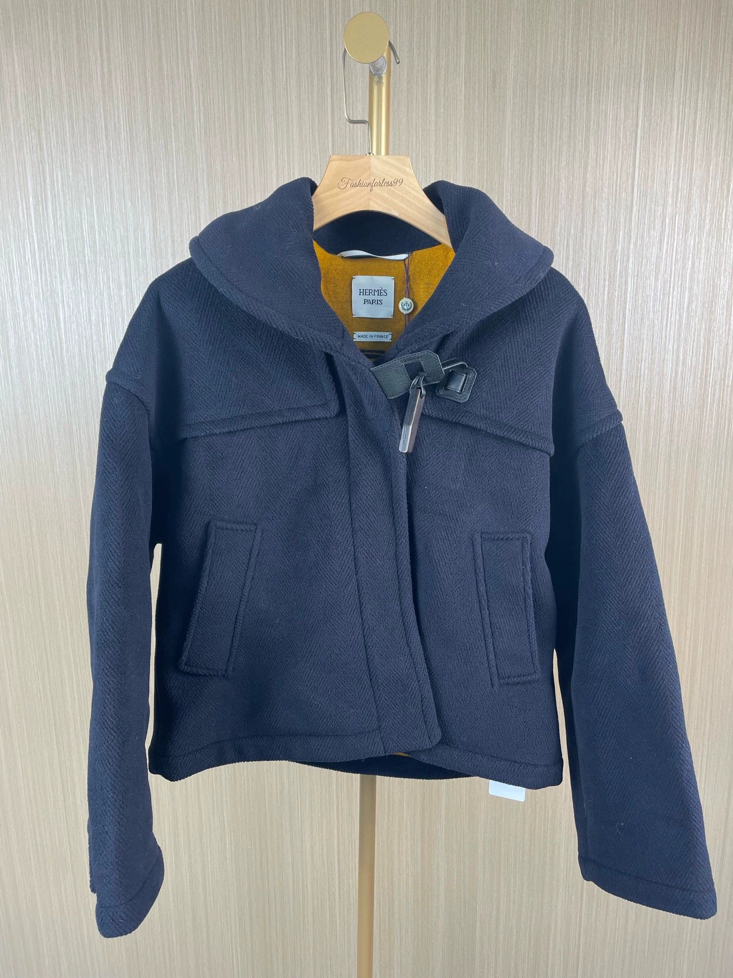 Hermes Wool Blend Winter Coat - dmc