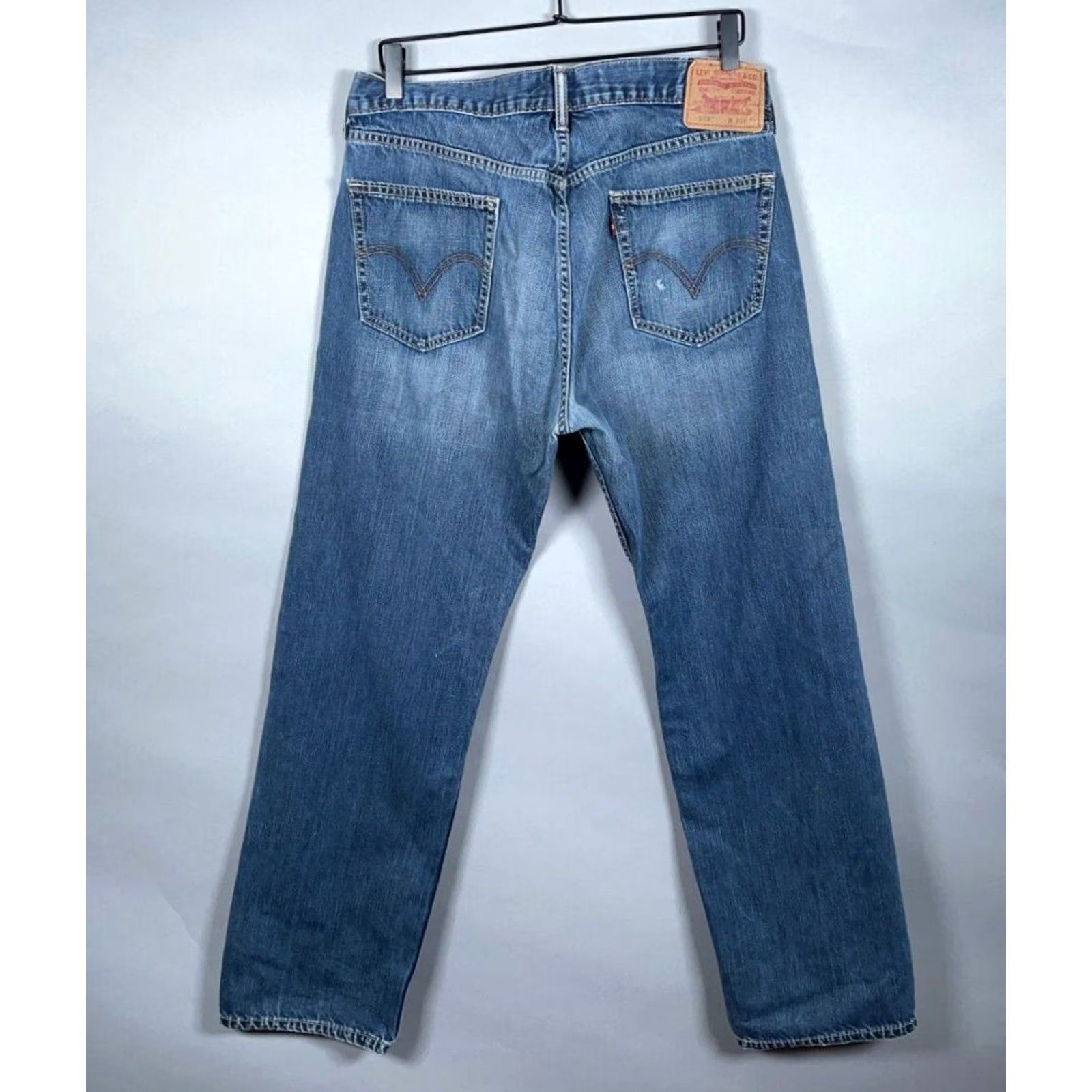 Levi's Levi's 559 Relaxed Straight Jeans Men 36 x 31 Blue Distressed Denim Size US 36 / EU 52 - 2 Thumbnail