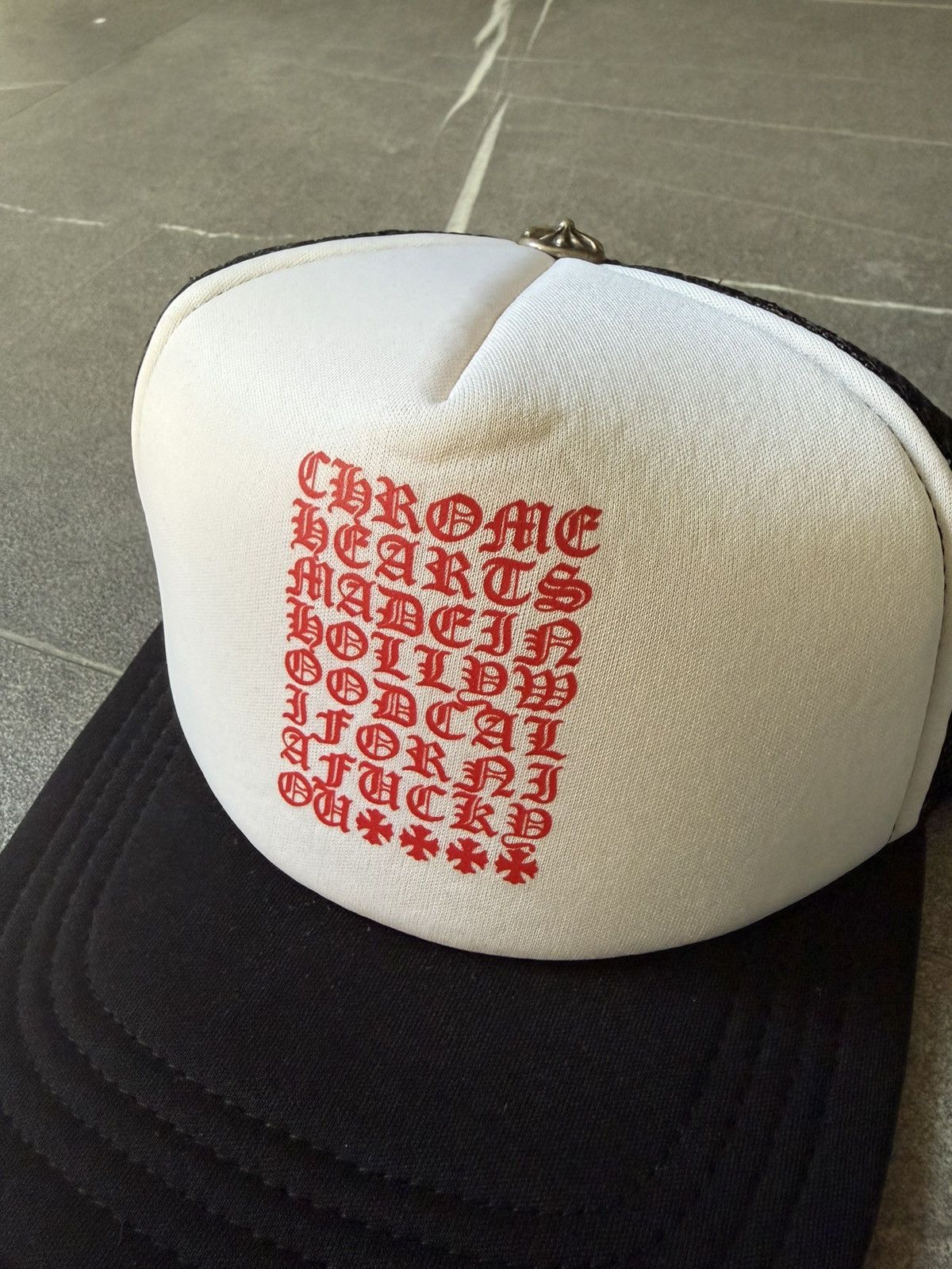 Chrome Hearts Chrome Hearts Black Eye Chart Hat Size ONE SIZE - 3 Thumbnail