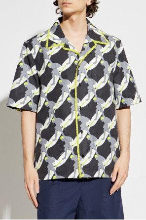 Gucci o1la5ras0426 Printed Light Cotton Poplin Shirt in Multicolor Size US S / EU 44-46 / 1 - 3 Thumbnail