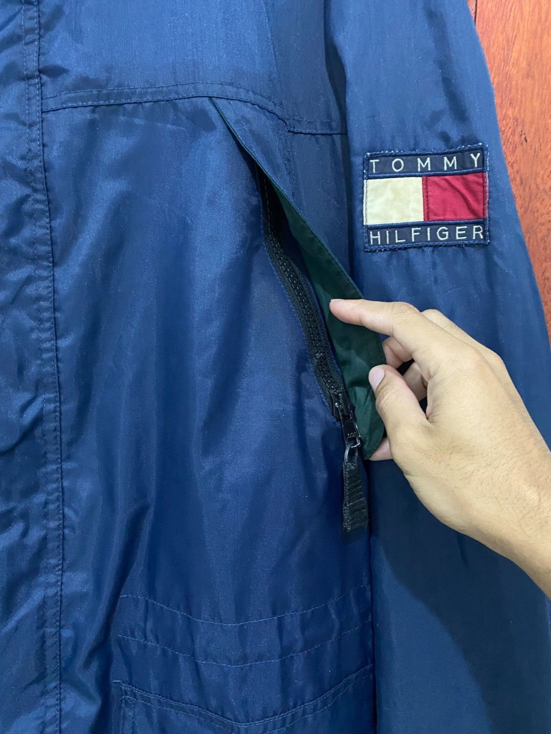 Tommy Hilfiger Vintage Tommy Hilfiger Parka Patches Logo Jacket Size US XL / EU 56 / 4 - 5 Thumbnail