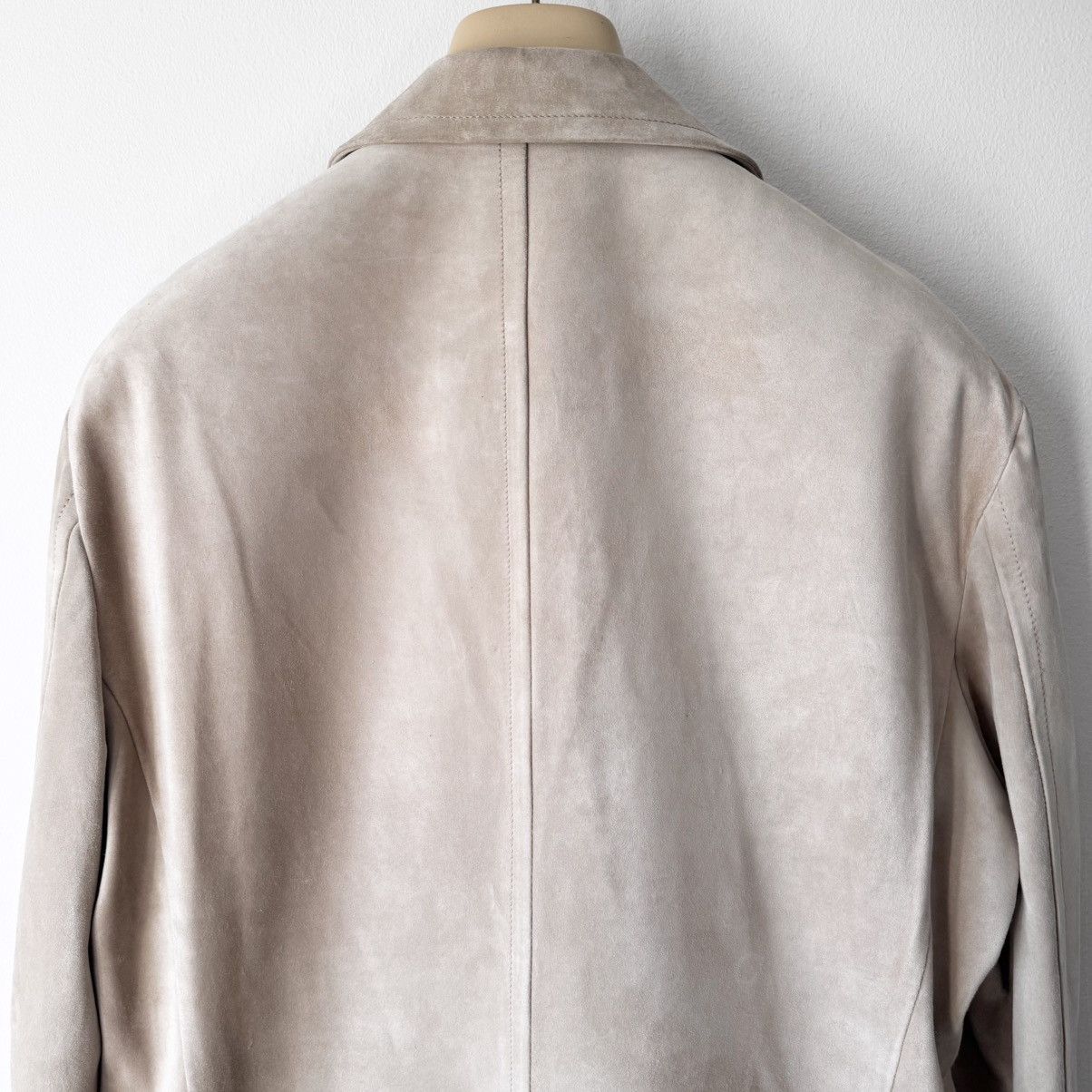 Gucci Gucci SS2005 Sand Beige Suede Leather Blazer Jacket Size US XL / EU 56 / 4 - 5 Thumbnail