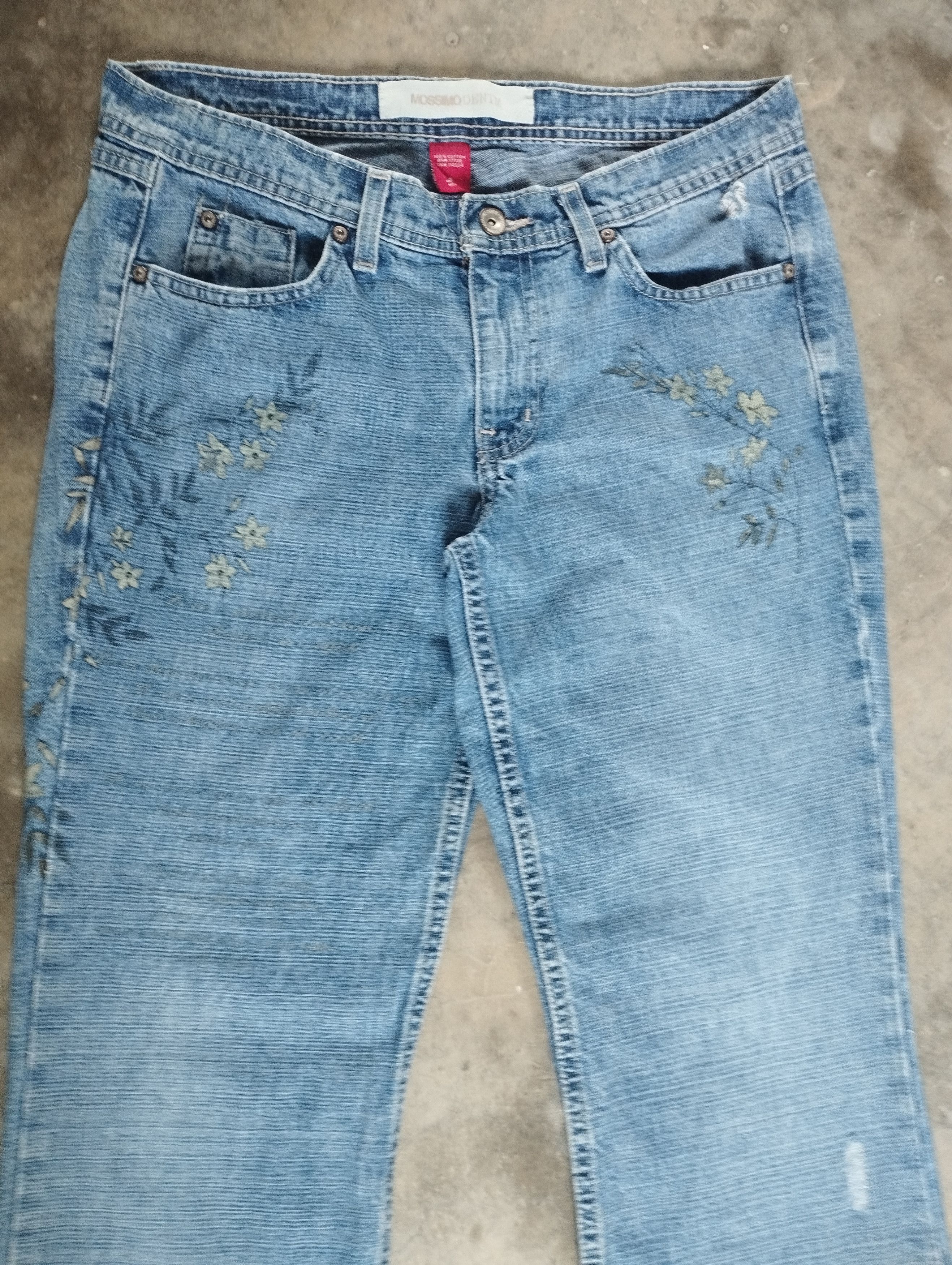 Japanese Brand Super Flare Jeans Poem Jeans Mossimo Bootcut Jeans Size US 32 / EU 48 - 3 Thumbnail