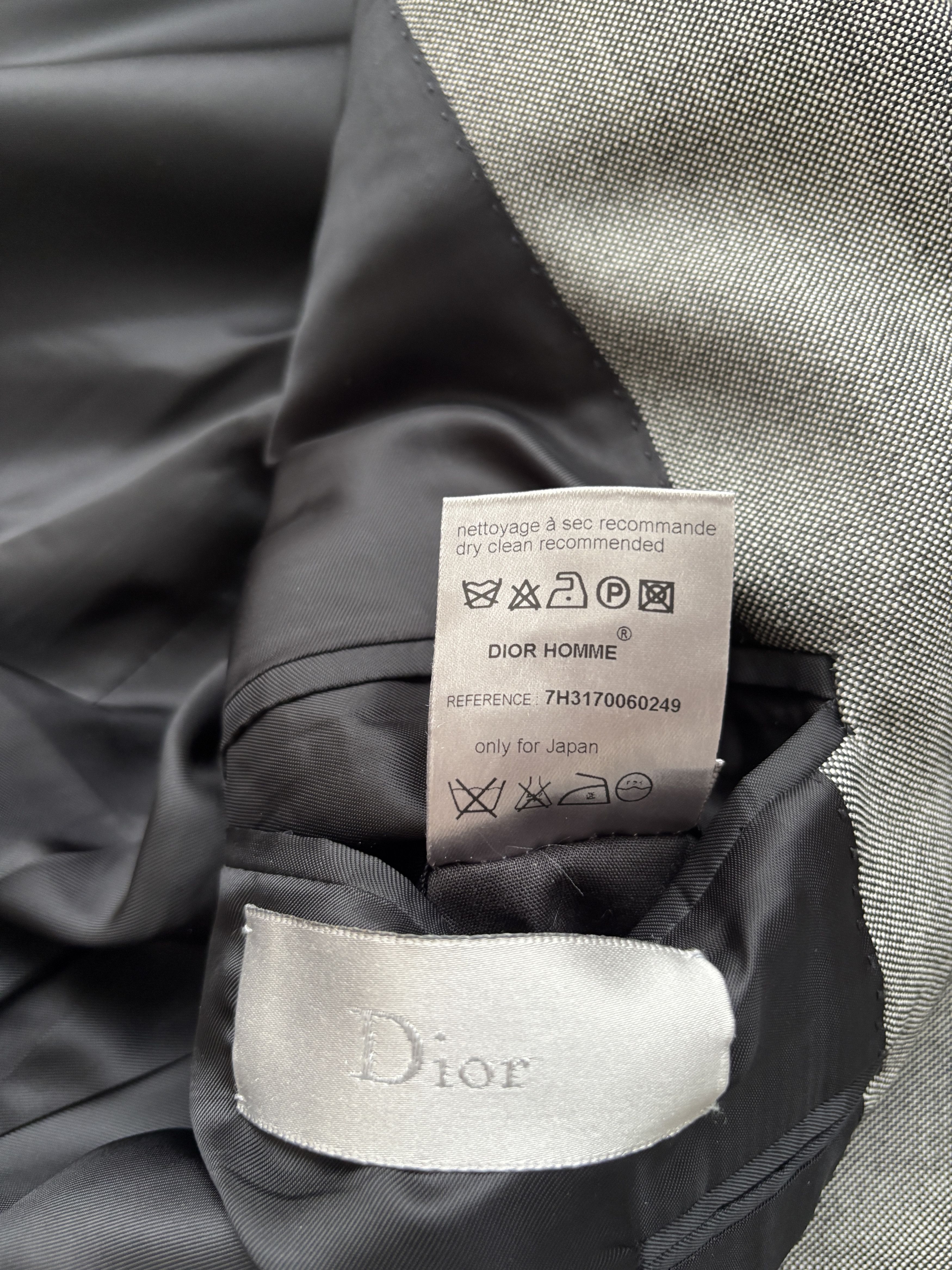 Dior ⚡️QUICK SALE⚡️2007 Dior by Hedi Slimane Gray Blazer Jacket Size US XL / EU 56 / 4 - 5 Thumbnail