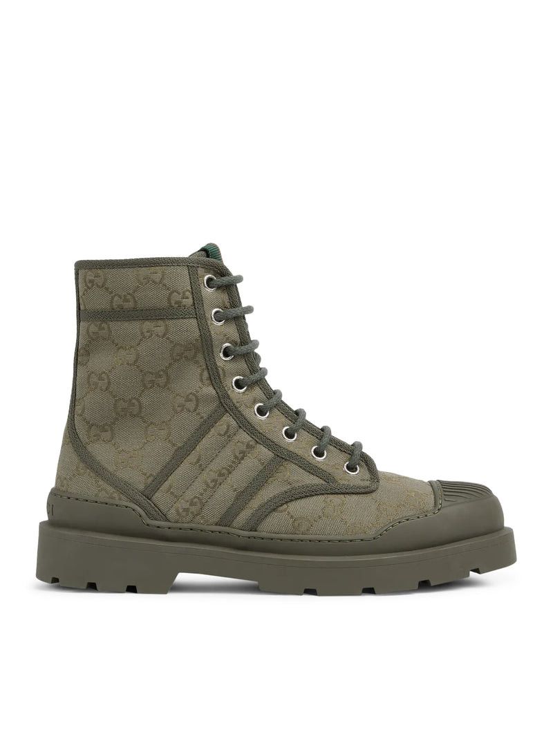 Gucci MEN`S BOOT WITH WEB DETAIL Size US 11 / EU 44 - 1 Thumbnail