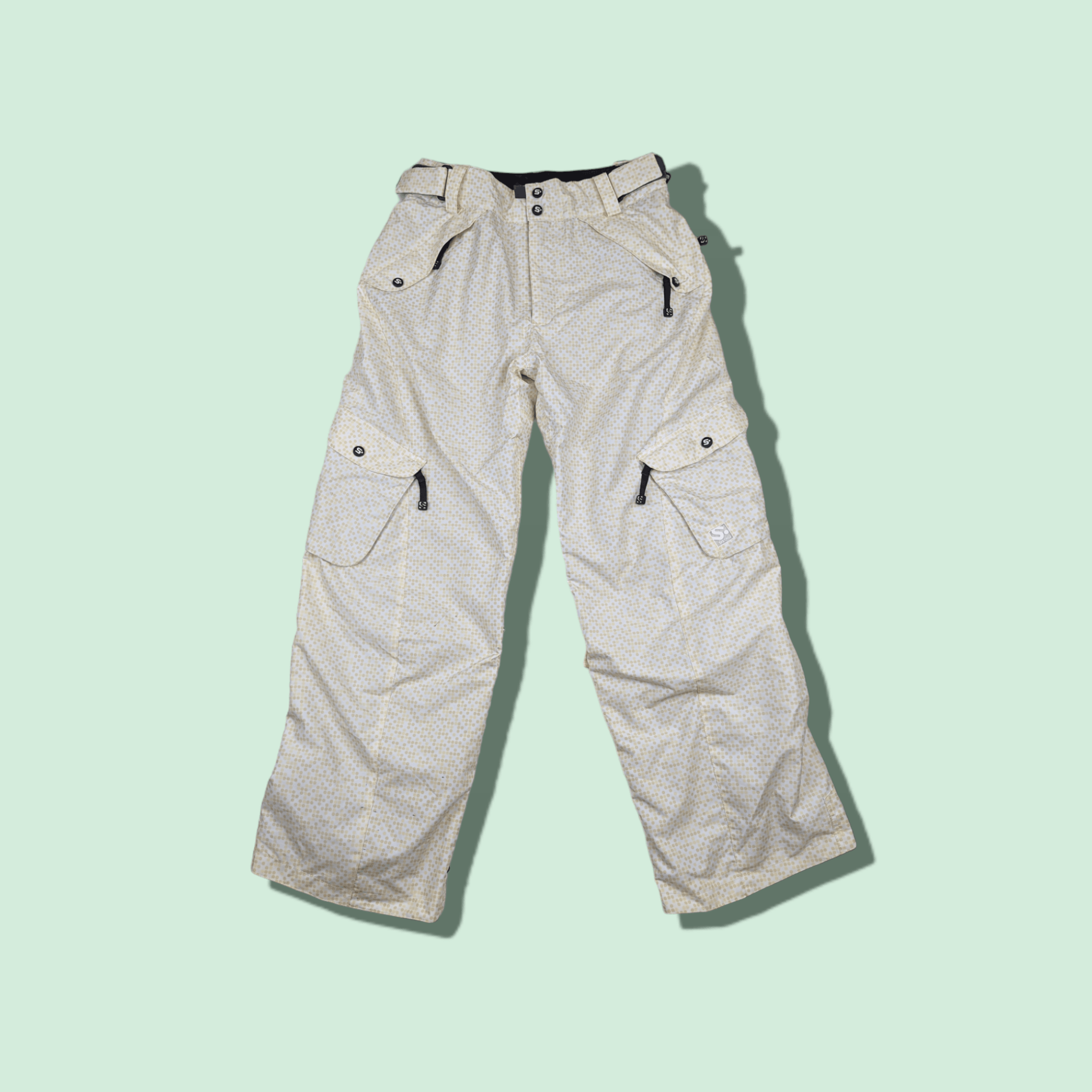 Japan Sista J Monogram Winter Snow Ski Pant