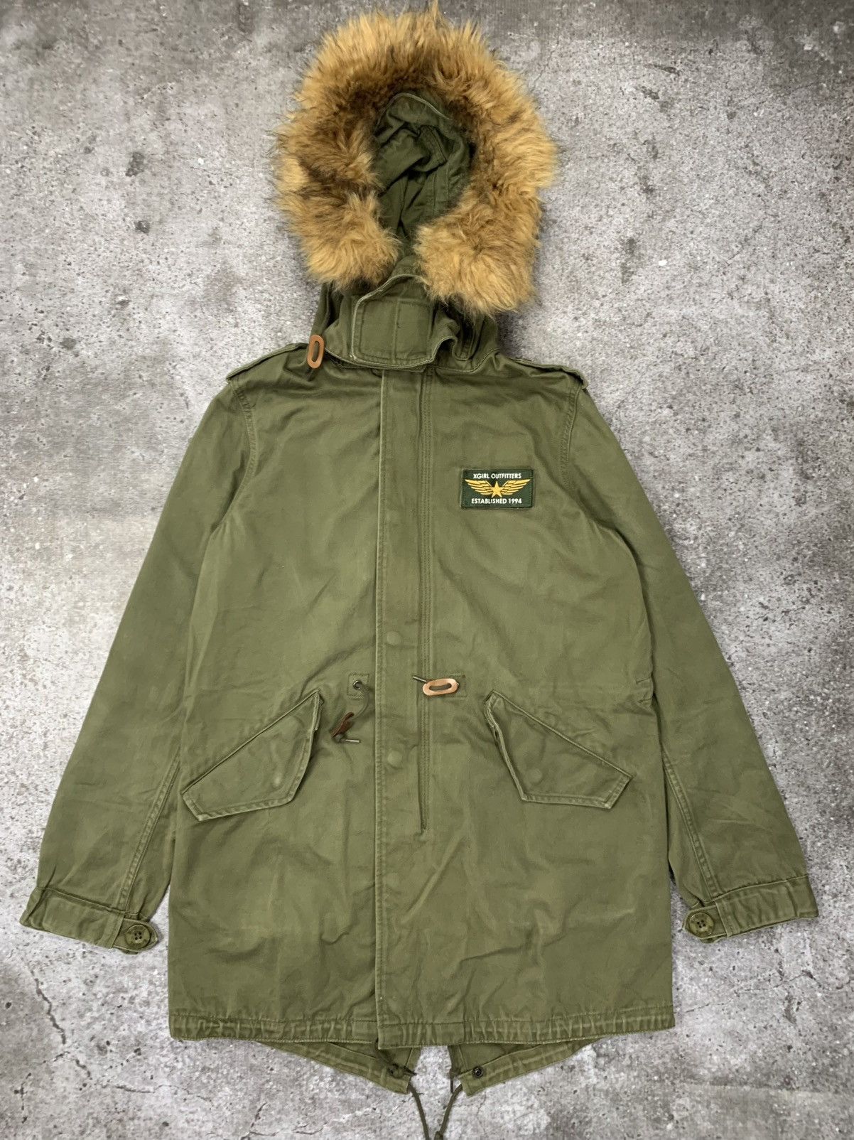 Alpha Industries Colaboration “Alpha Industries X Girl” Parkas Fur Jacket Size US S / EU 44-46 / 1 - 1 Thumbnail
