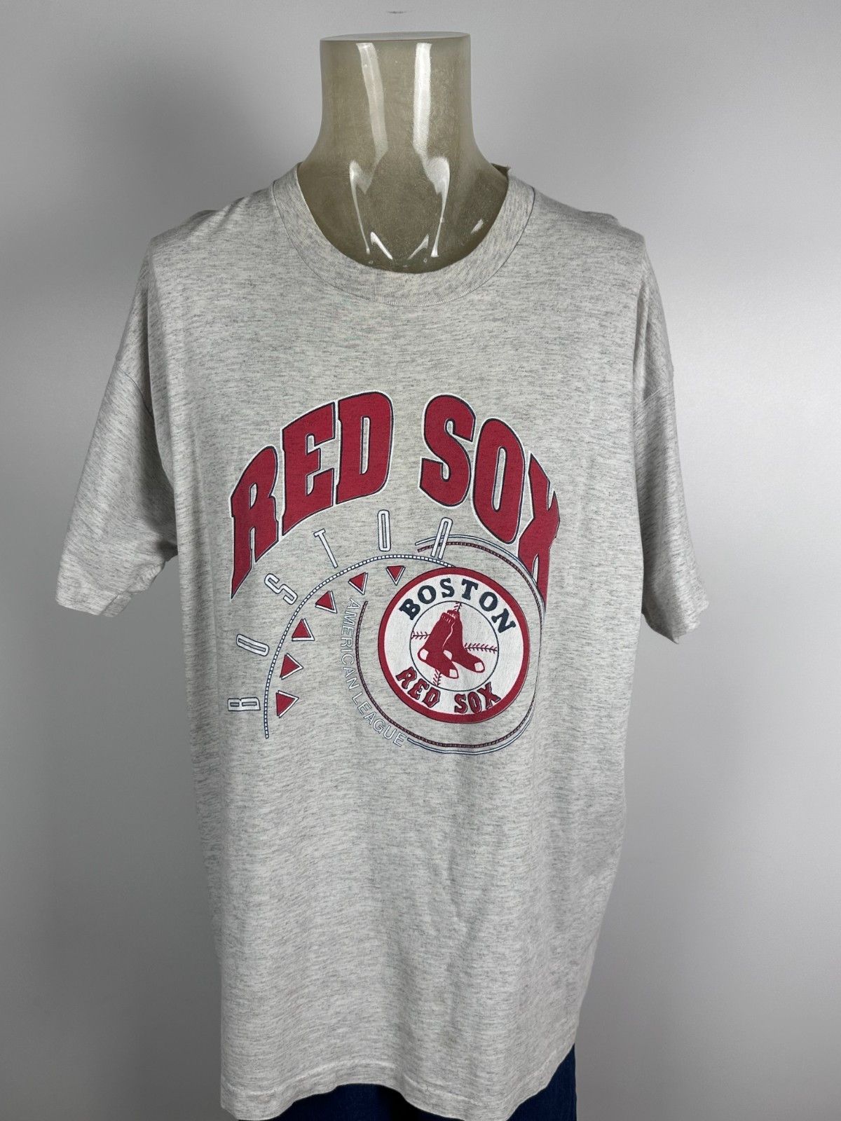 Vintage Boston Red Sox Vintage T Shirt Size XXL Gray Made In USA Size US XXL / EU 58 / 5 - 1 Thumbnail
