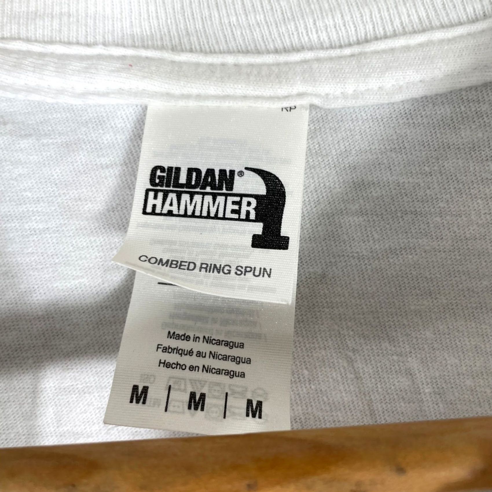 Gildan Fiddlehead Band T Shirt Mens Medium White Graphic Massachusetts Hardcore Tee Size US M / EU 48-50 / 2 - 3 Thumbnail