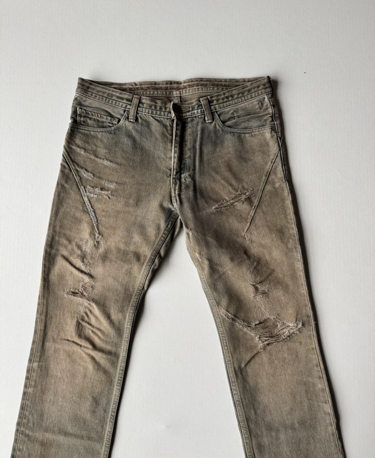 Number (N)ine Sz 3 Number Nine 07SS Mud Wash Denim-2508 Size US 30 / EU 46 - 3 Thumbnail