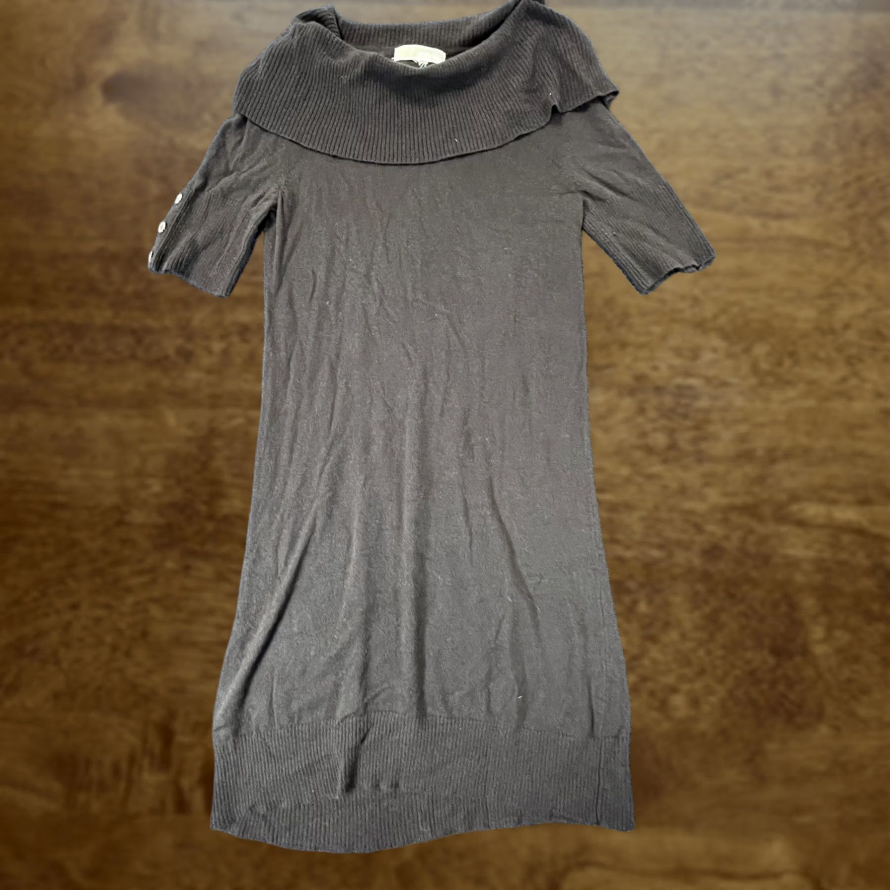 michael kors metallic sweater dress Metallic Knit Ring Halter Dress in SILVER - Sale