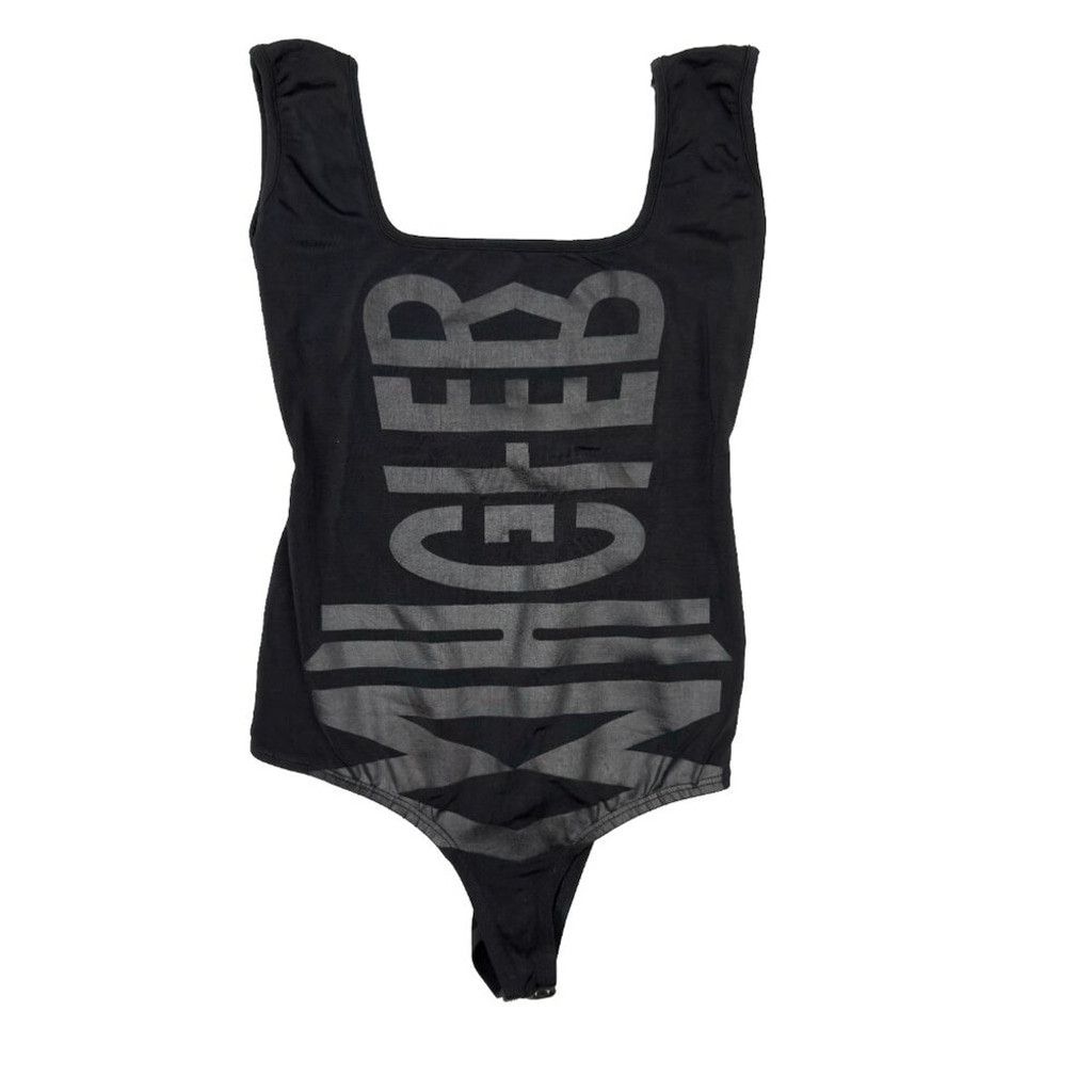 Mugler MUGLER Designer Bodysuit Monogram Black Silver sz XS (?) Size XS / US 0-2 / IT 36-38 - 3 Thumbnail