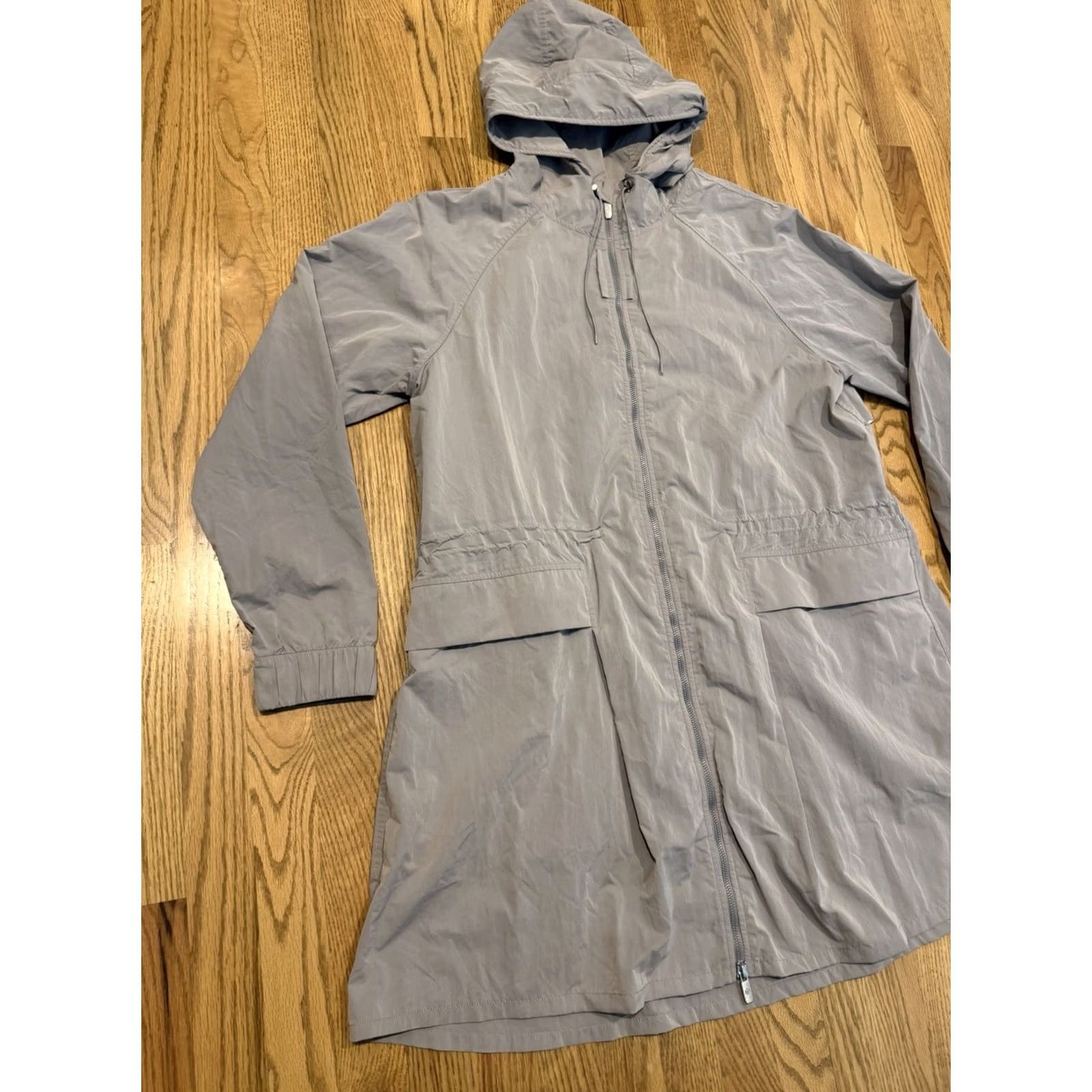 Lululemon Lululemon Pack & Glyde Womens Size 12 Windbreaker Packable W4ANOS Grey Casual Jacket Size XL / US 12-14 / IT 48-50 - 5 Thumbnail