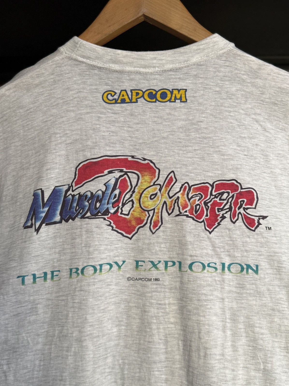 WWF Vintage 90s Capcom Professional Association Japan Tee Size US M / EU 48-50 / 2 - 2 Thumbnail