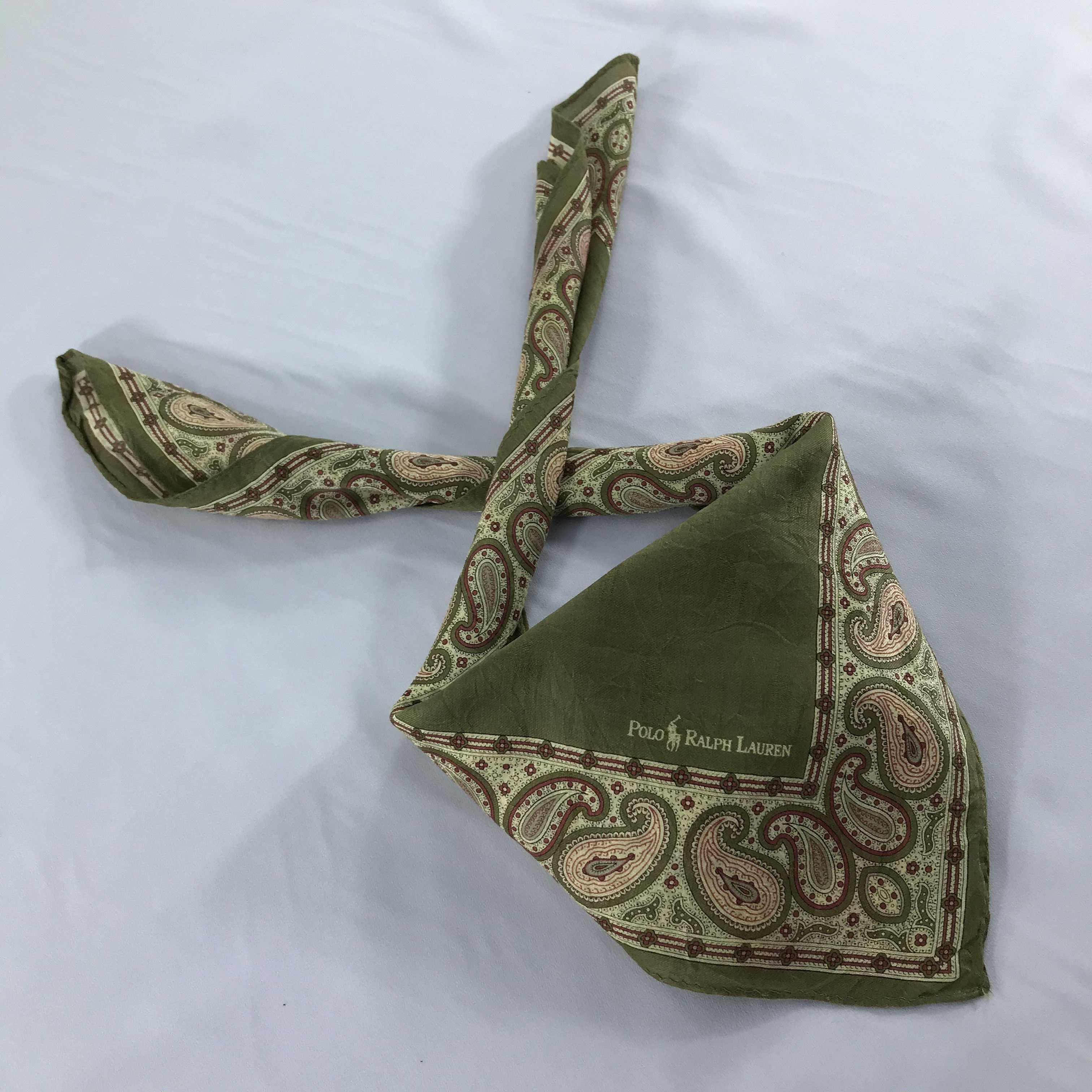 Polo Ralph Lauren × Vintage Polo ralph Lauren Neckerchief / Bandana / Handkerchief Size ONE SIZE - 2 Thumbnail