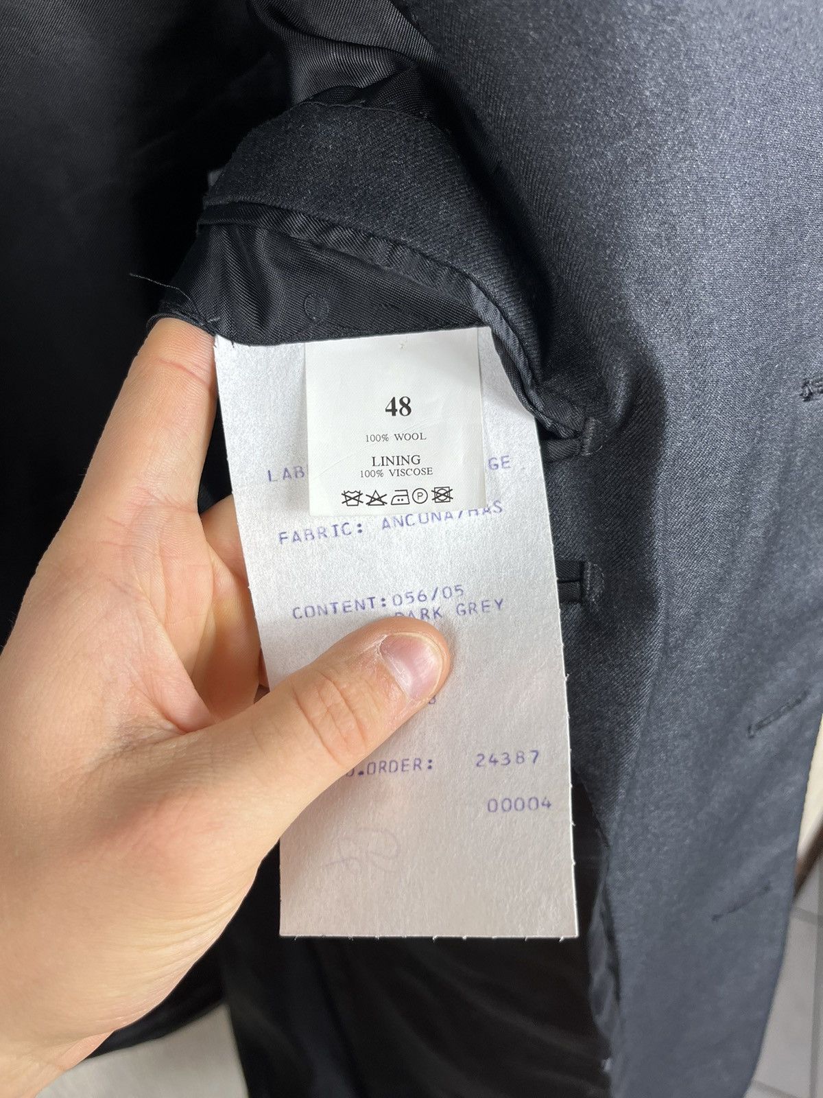 Designer × Ermenegildo Zegna Ermenegildo Zegna Australian wool blazer jacket coat vintage Size 48R - 16 Thumbnail