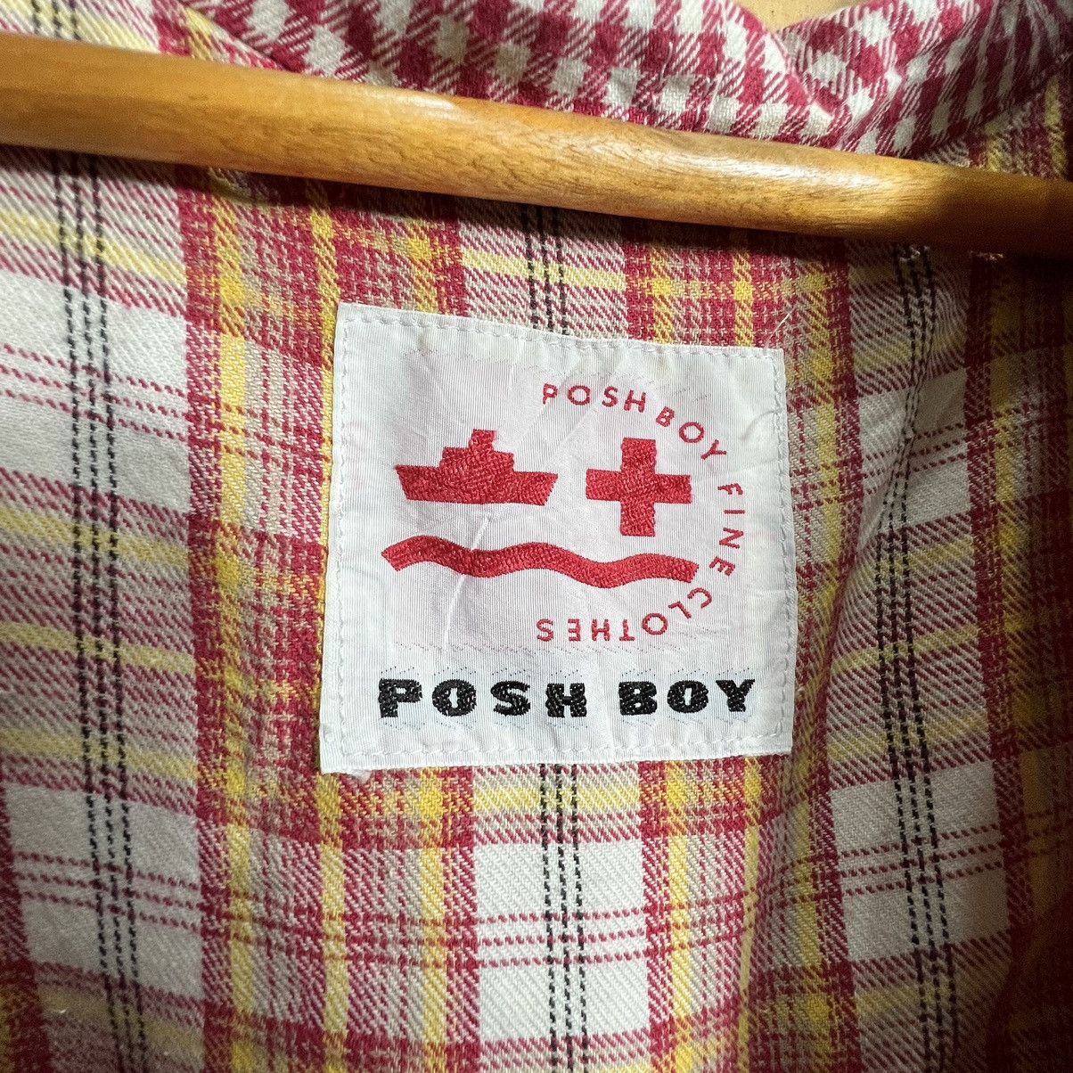 Japanese Brand × Vintage Posh Boy Patchwork Hoddie zipper Design Size US L / EU 52-54 / 3 - 12 Thumbnail