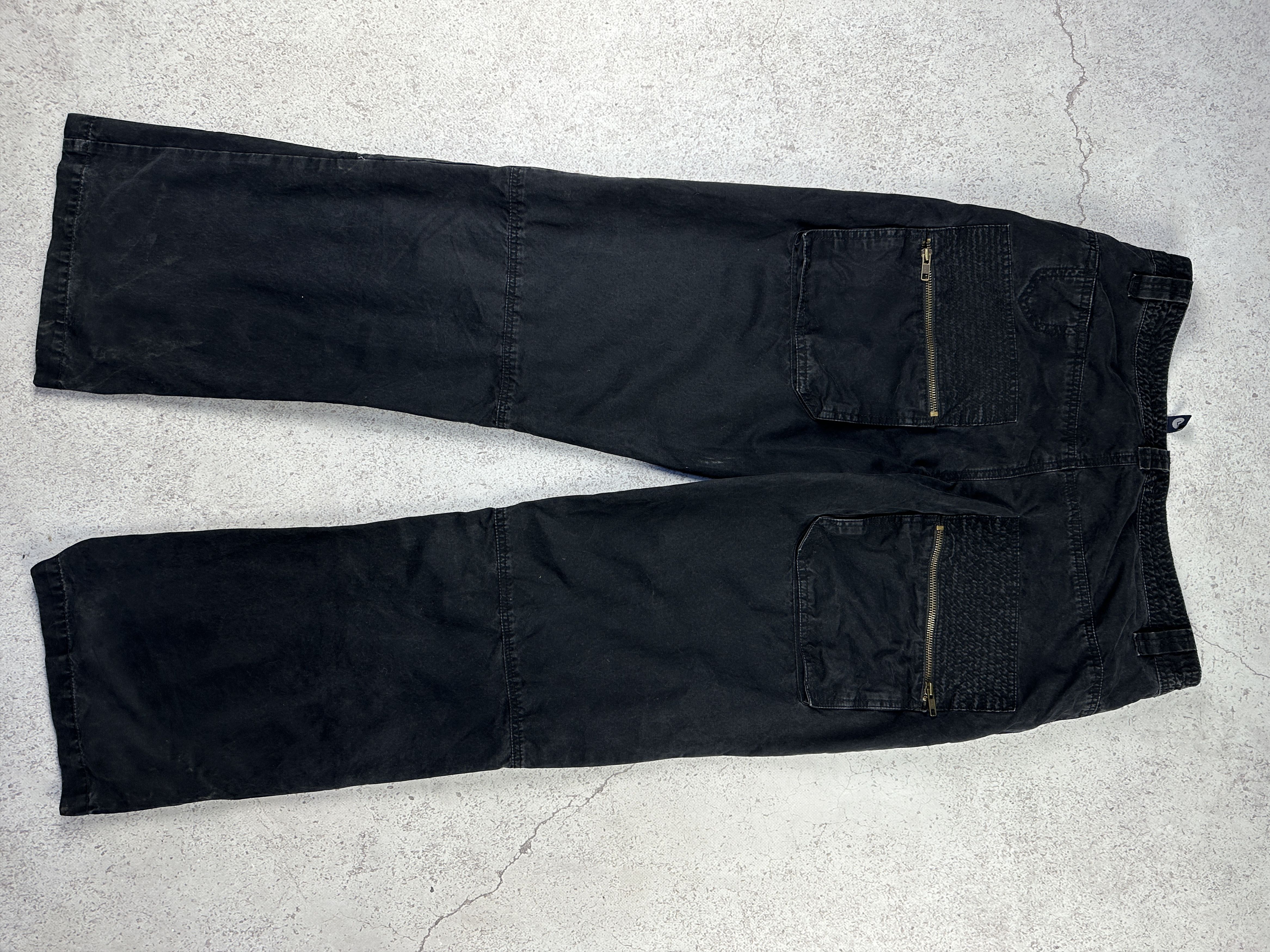 Japanese Brand × Vintage Vintage Fishbone Faded Y2k Military Japan Cargo Pants Size US 34 / EU 50 - 6 Thumbnail