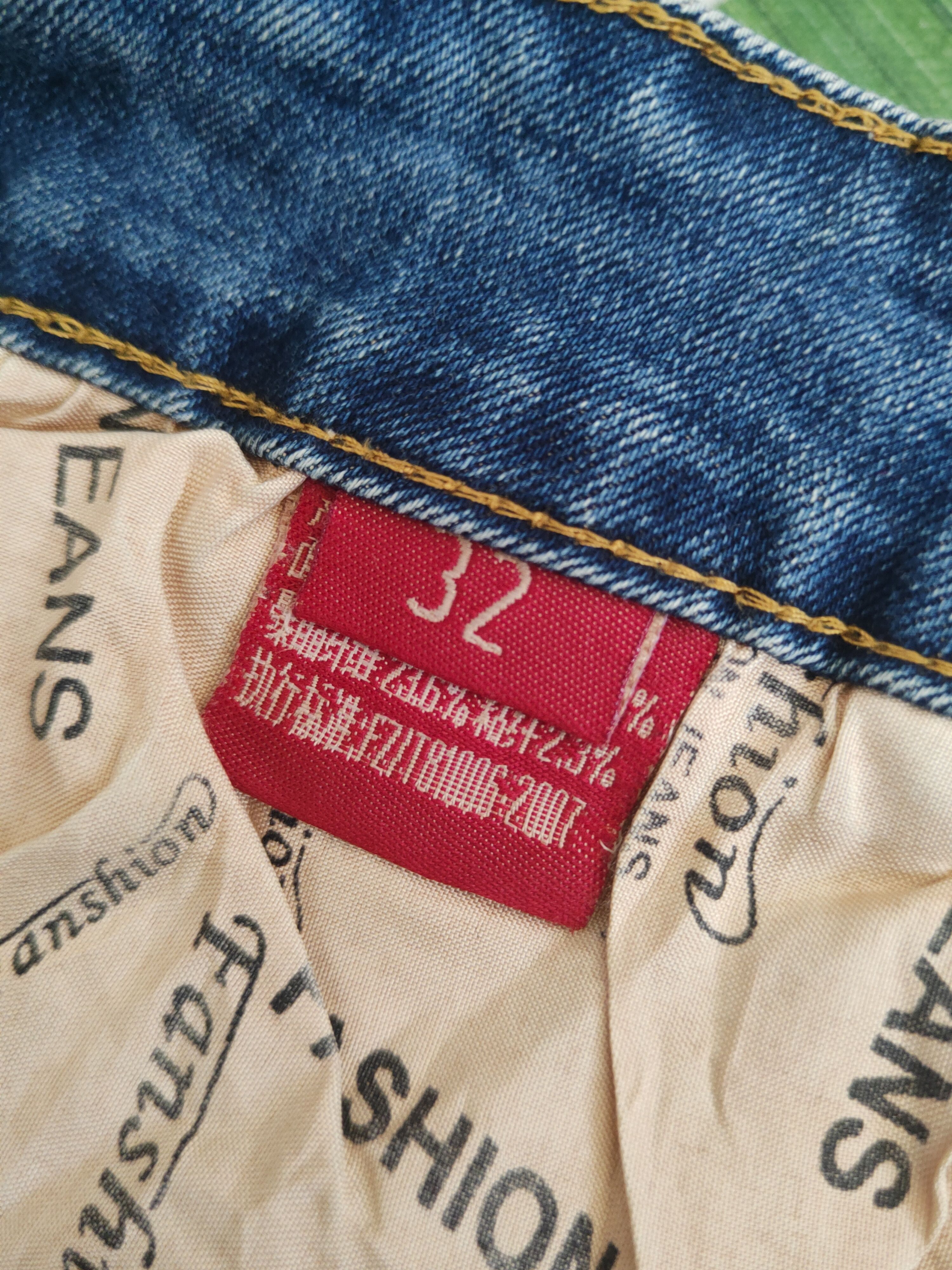 Japanese Brand Japanese Brand Blue Distressed Ripped Skinny Jeans #S2923 Size US 29 - 15 Thumbnail