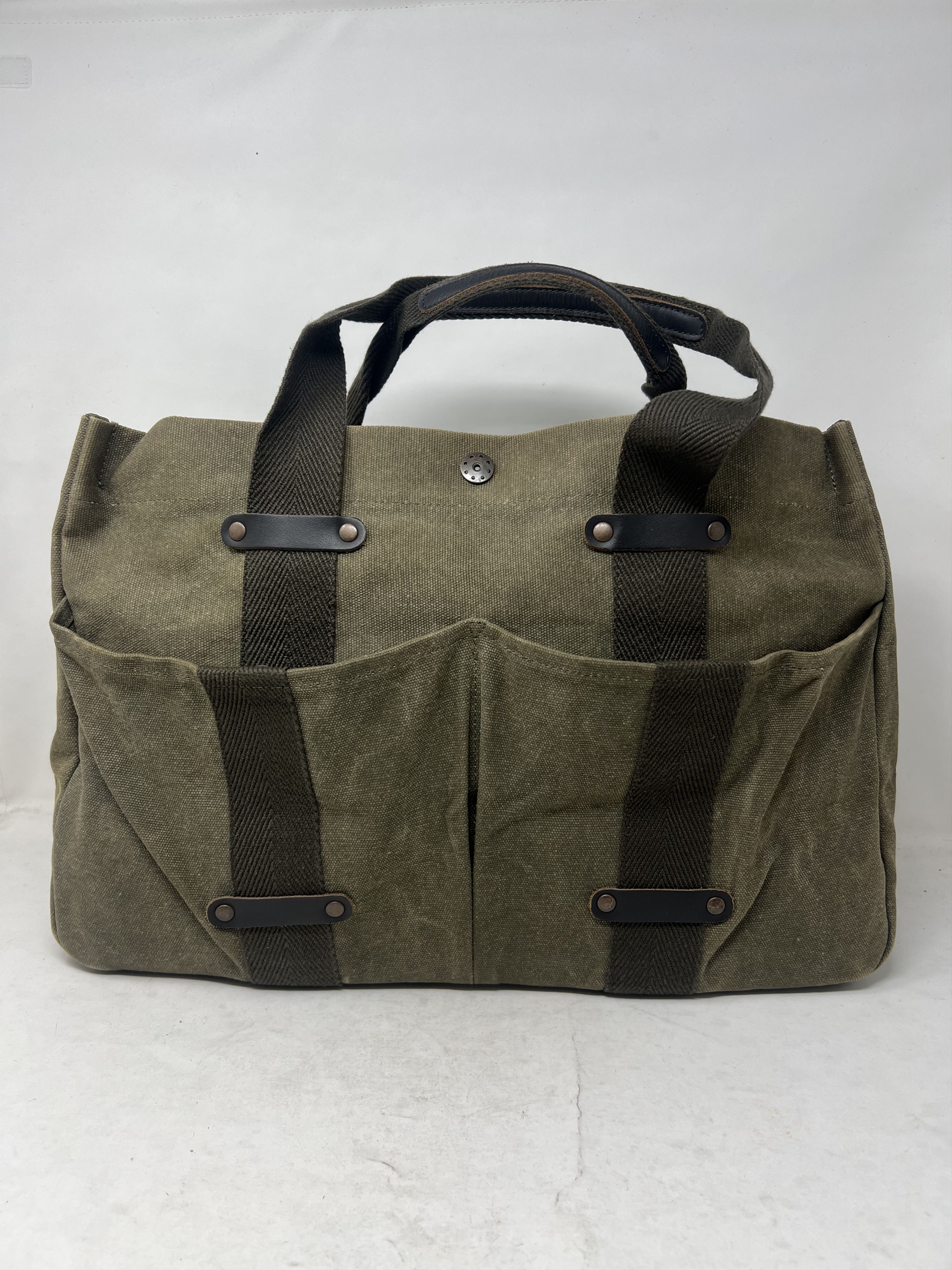 Japanese Brand Back Number Canvas Tote Bag Size ONE SIZE - 4 Thumbnail