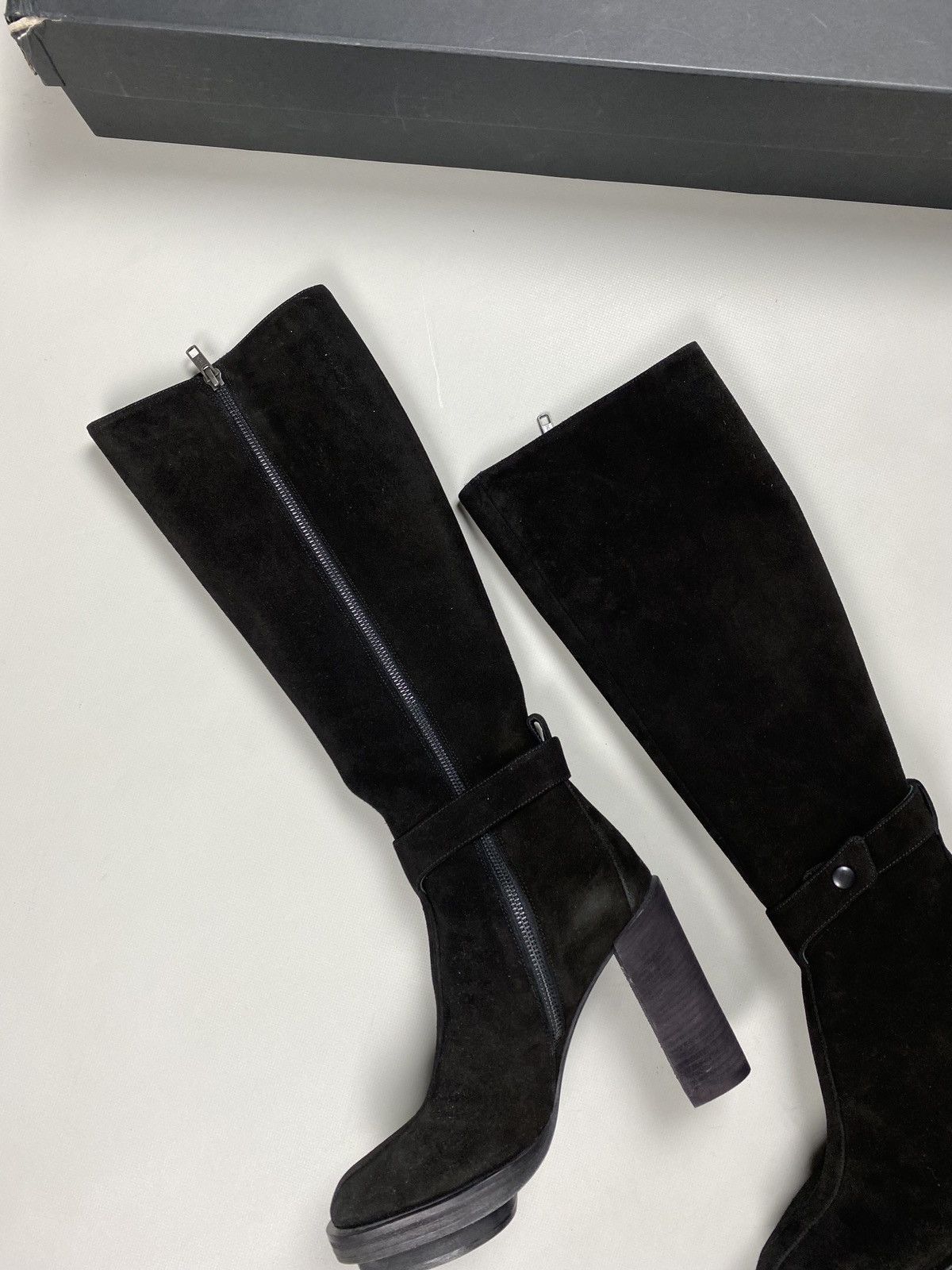 Ann Demeulemeester New! Ann Demeulemeester suede over the knee heeled boots Size US 7.5 / IT 37.5 - 11 Thumbnail