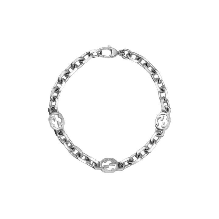 Gucci Gucci Silver Double G Interlocking Bracelet-2505 | Grailed