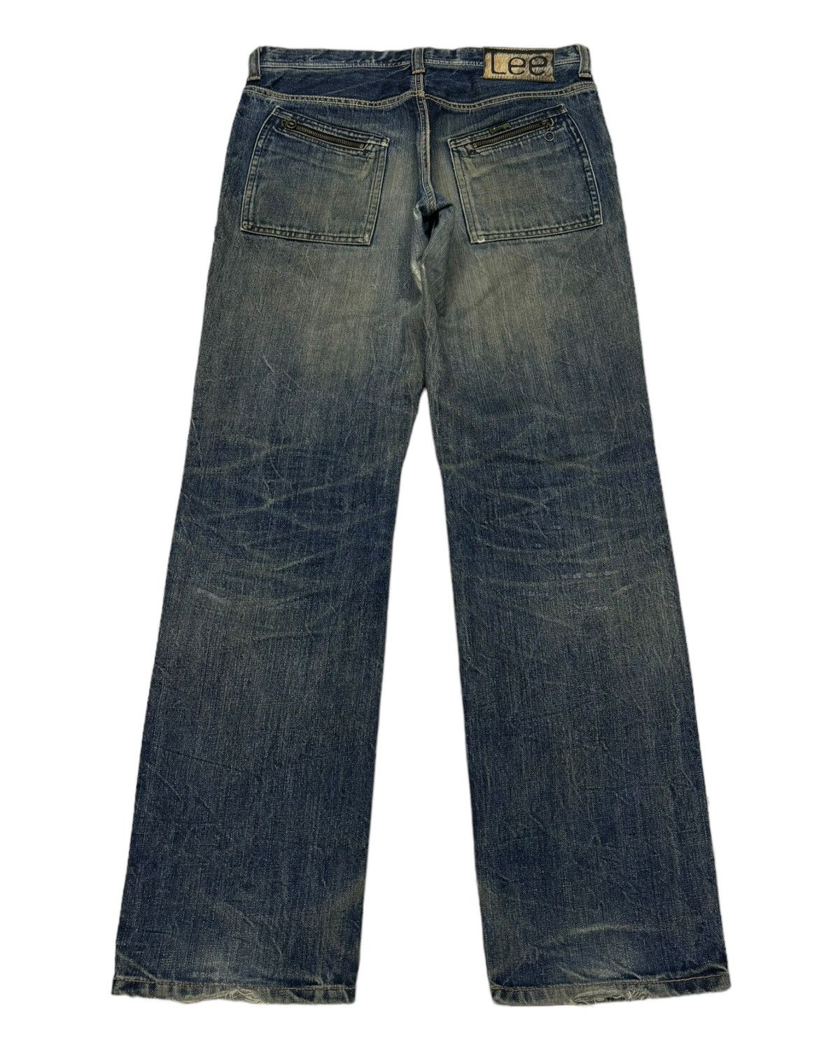 Lee VINTAGE LEE UNION MADE X ABAHOUSE MUD WASH DISTRESSED DENIM Size US 32 / EU 48 - 2 Thumbnail