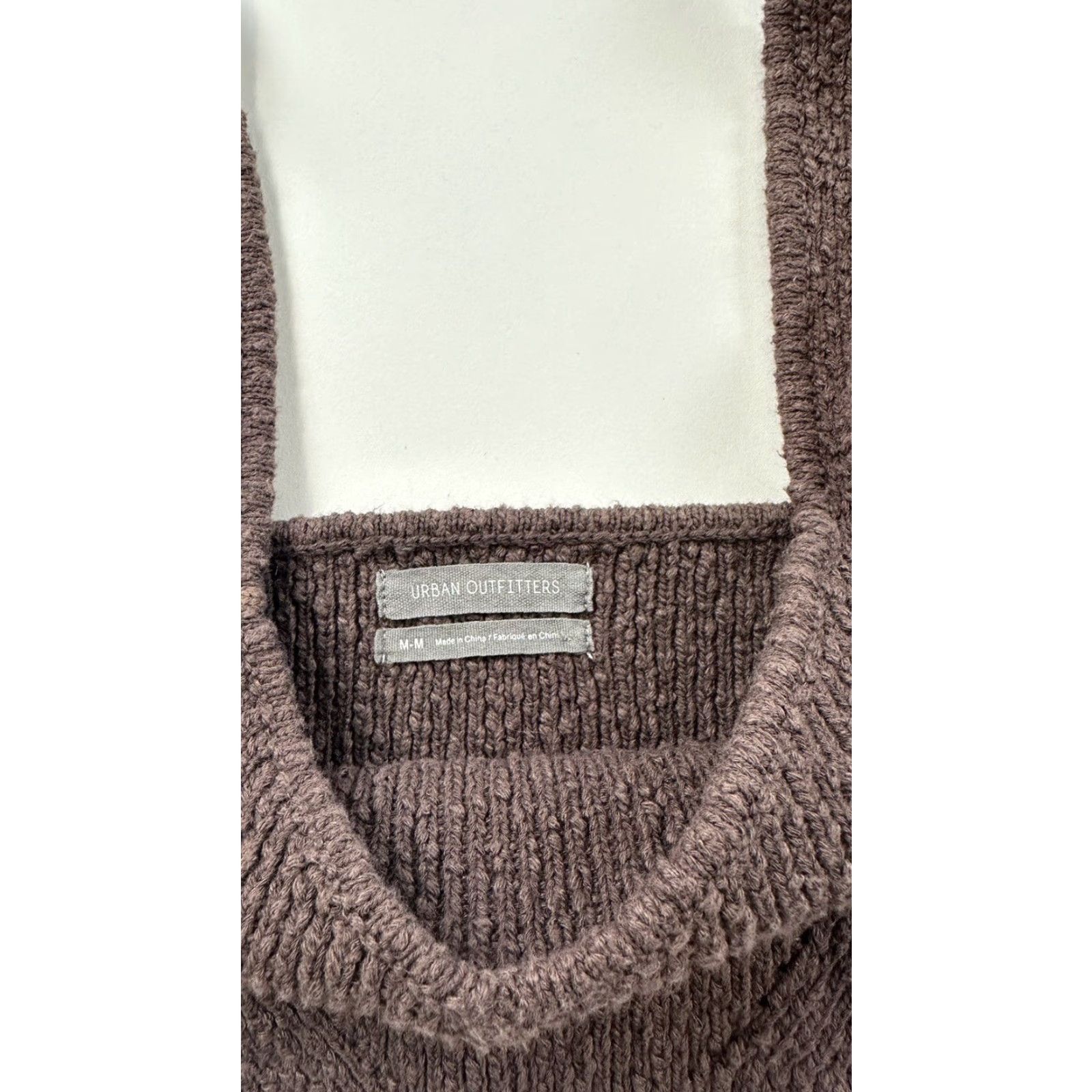 Urban Outfitters Urban Outfitters Crop Top Women’s Medium Brown Knit Bralette Crop Top M Brown Knit Cropped Tank Shirt Womens M Brown Urban Outfitters Size M / US 6-8 / IT 42-44 - 3 Thumbnail